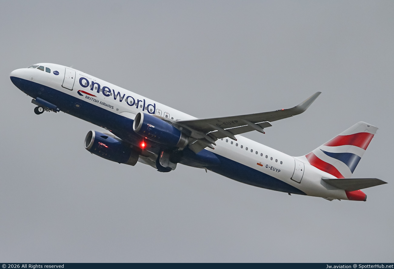 Photo of G-EUYP - Airbus A320-232 operated by British Airways