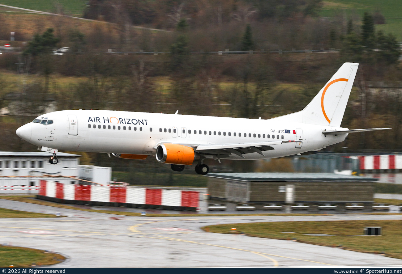 Photo of 9H-GTC - Boeing 737-430 operated by Air Horizont