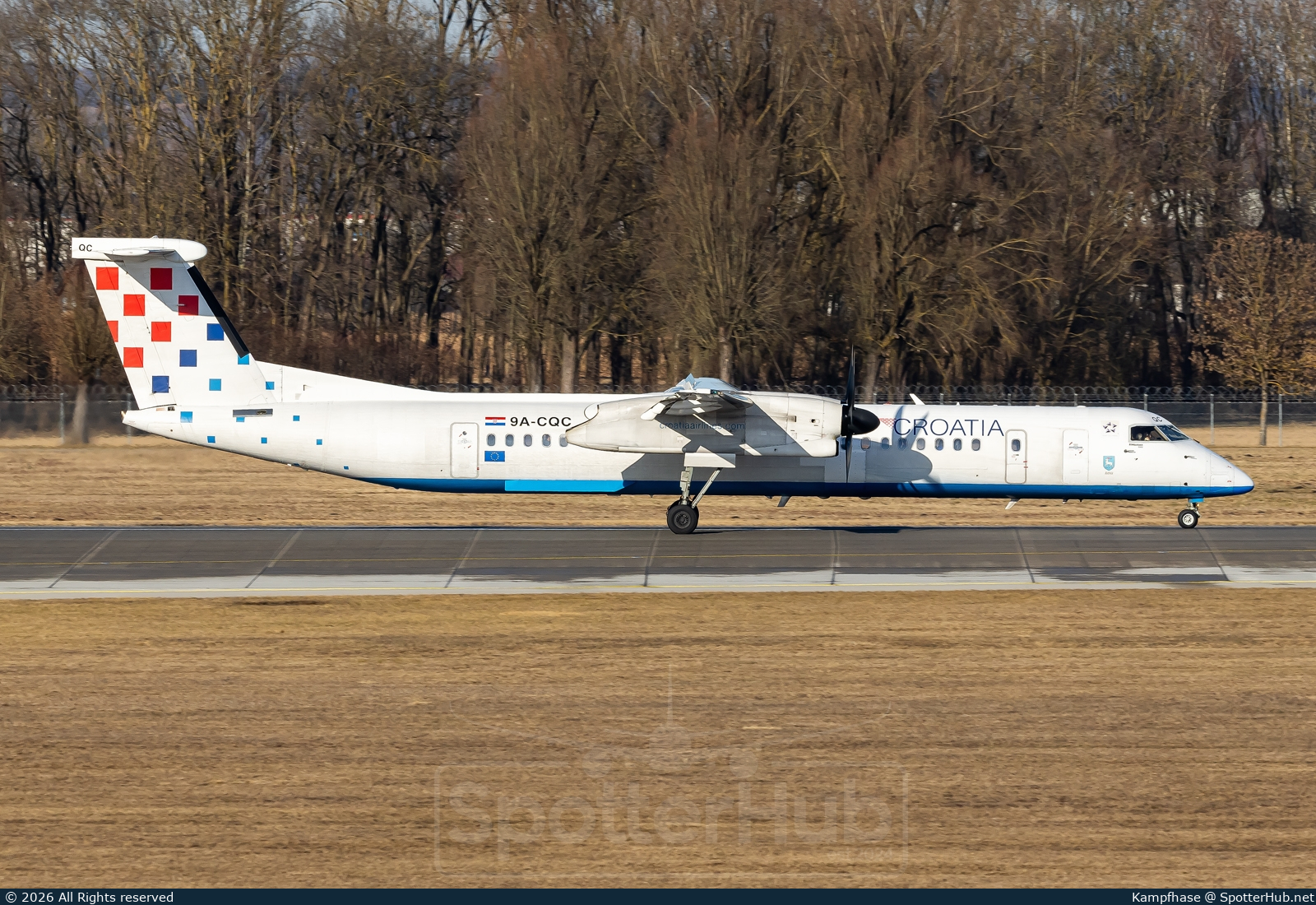 Photo of 9A-CQC - Bombardier DHC-8-402 Dash 8 Q400 operated by Croatia Airlines