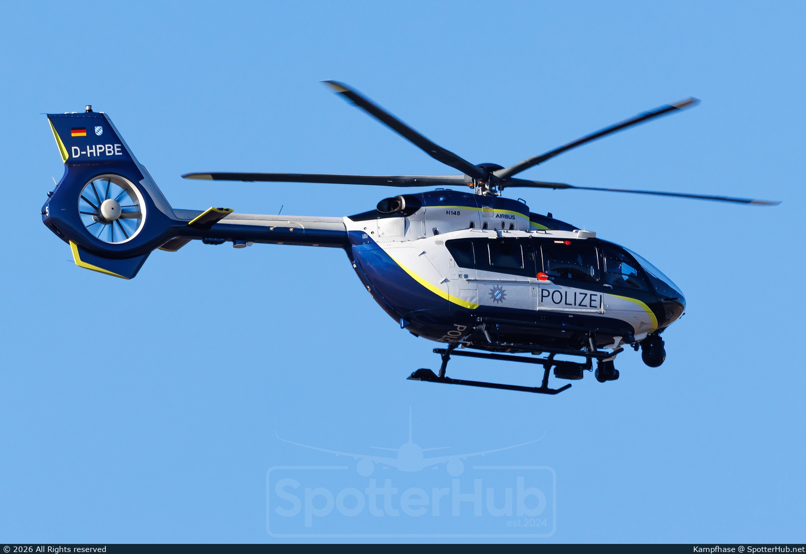 Photo of D-HPBE - Airbus Helicopters H145 operated by German Police - Hubschrauberstaffel Bayern