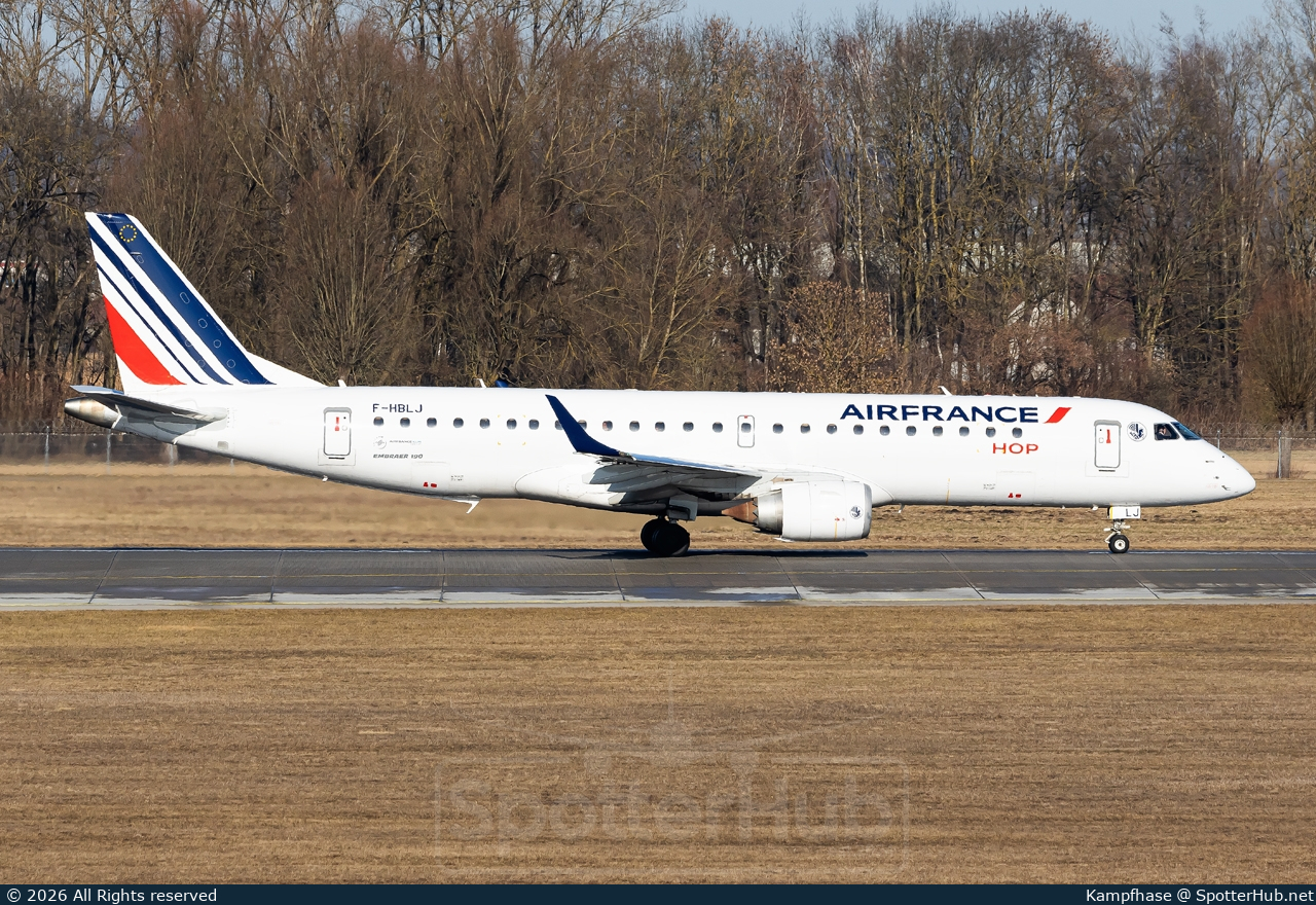 Photo of F-HBLJ - Embraer ERJ-190STD operated by Air France HOP