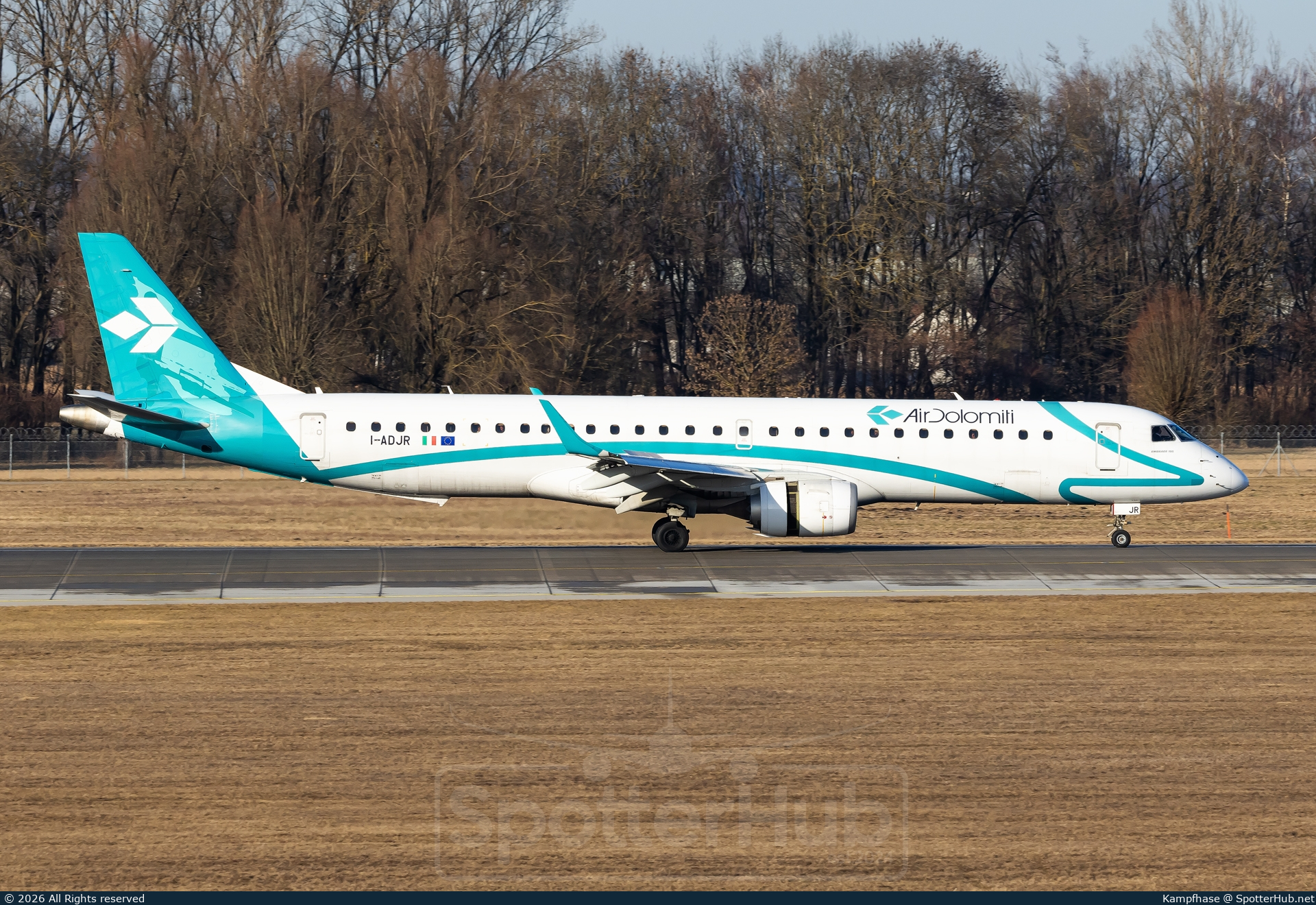 Photo of I-ADJR - Embraer ERJ-195LR operated by Air Dolomiti
