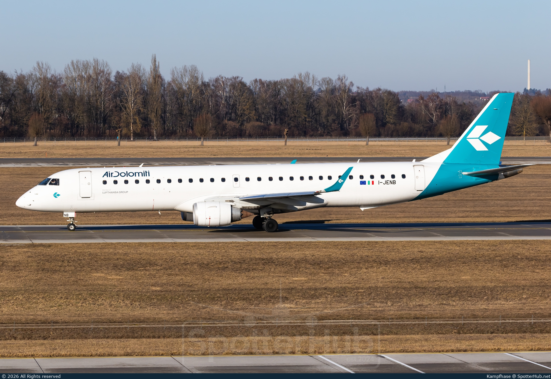 Photo of I-JENB - Embraer ERJ-195LR operated by Air Dolomiti