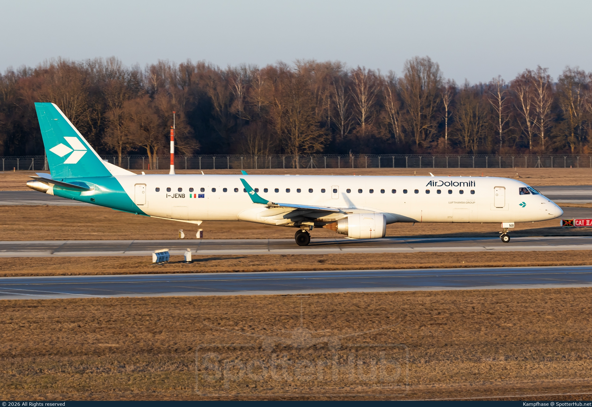 Photo of I-JENB - Embraer ERJ-195LR operated by Air Dolomiti