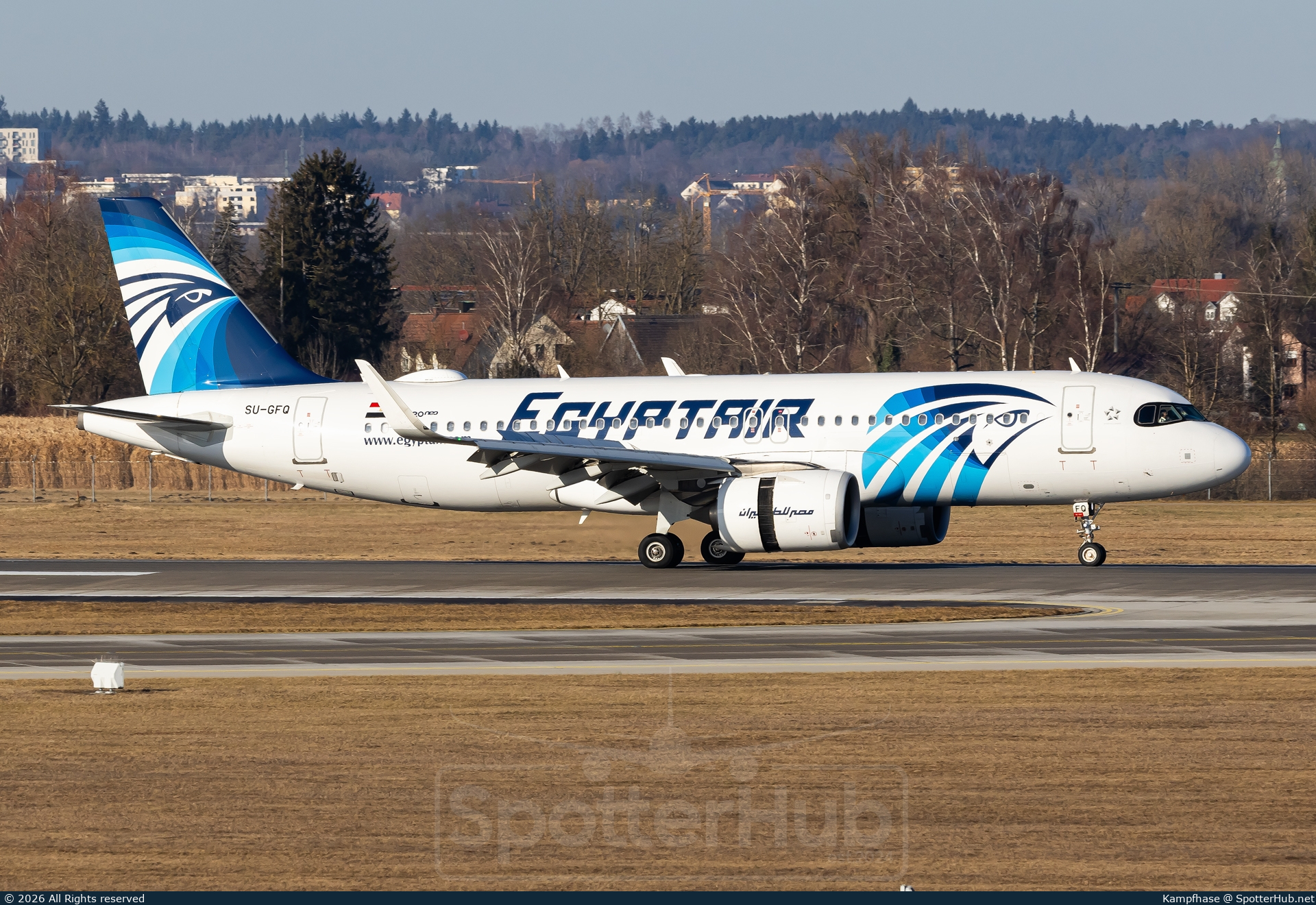 Photo of SU-GFQ - Airbus A320-251N operated by Egyptair