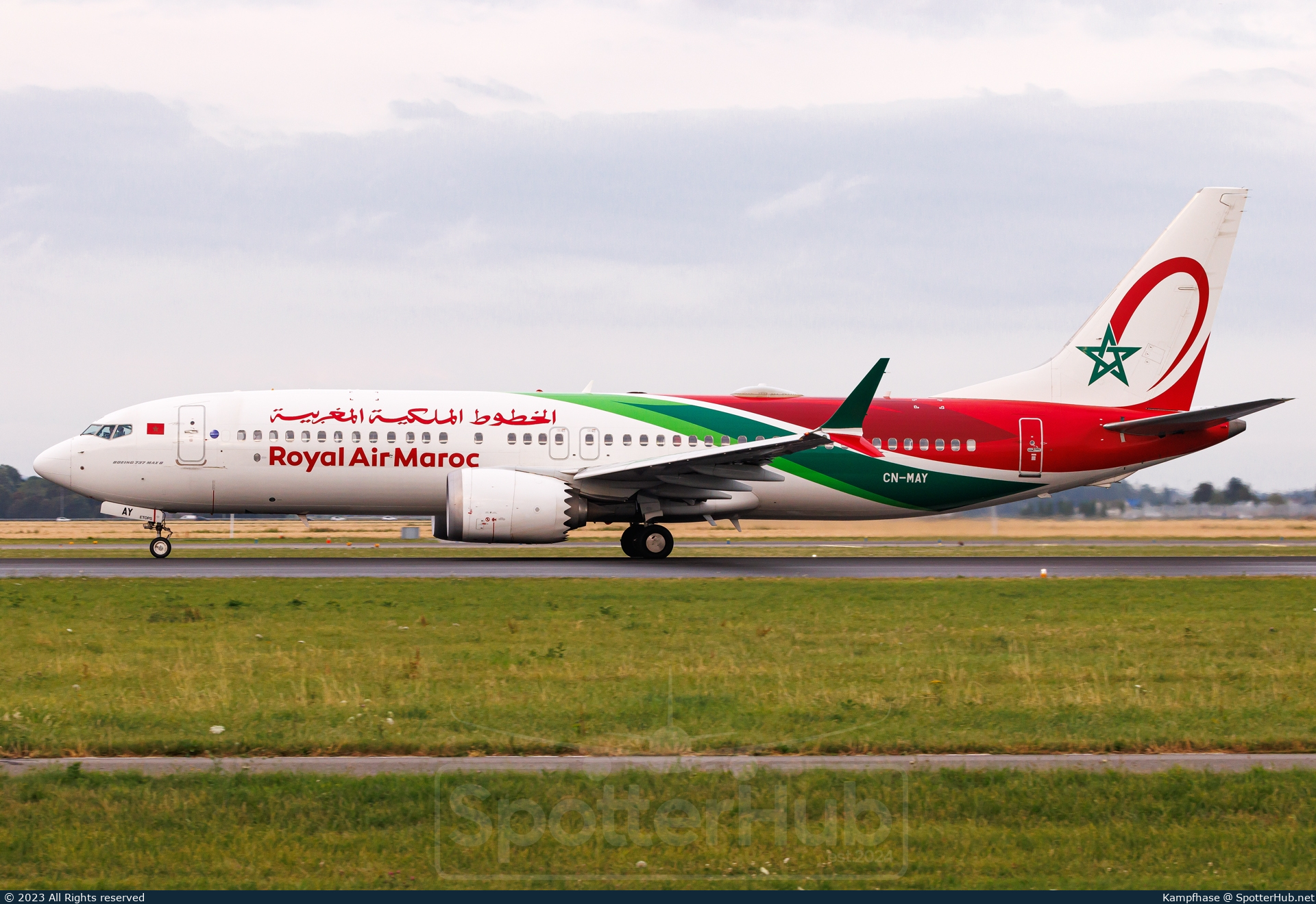 Photo of CN-MAY - Boeing 737 MAX 8 operated by Royal Air Maroc