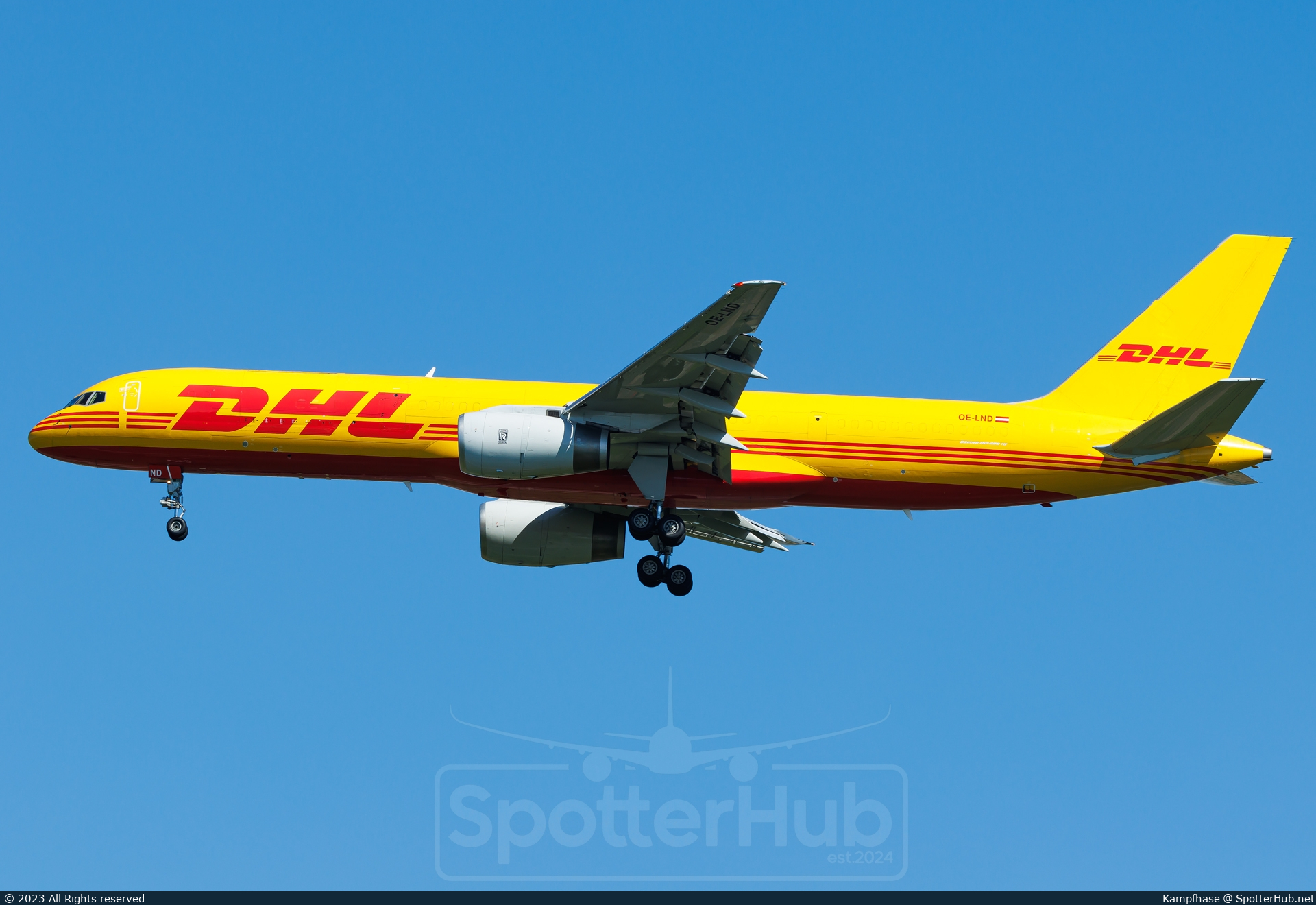 Photo of OE-LND - Boeing 757-23N(PCF) operated by DHL Air Austria