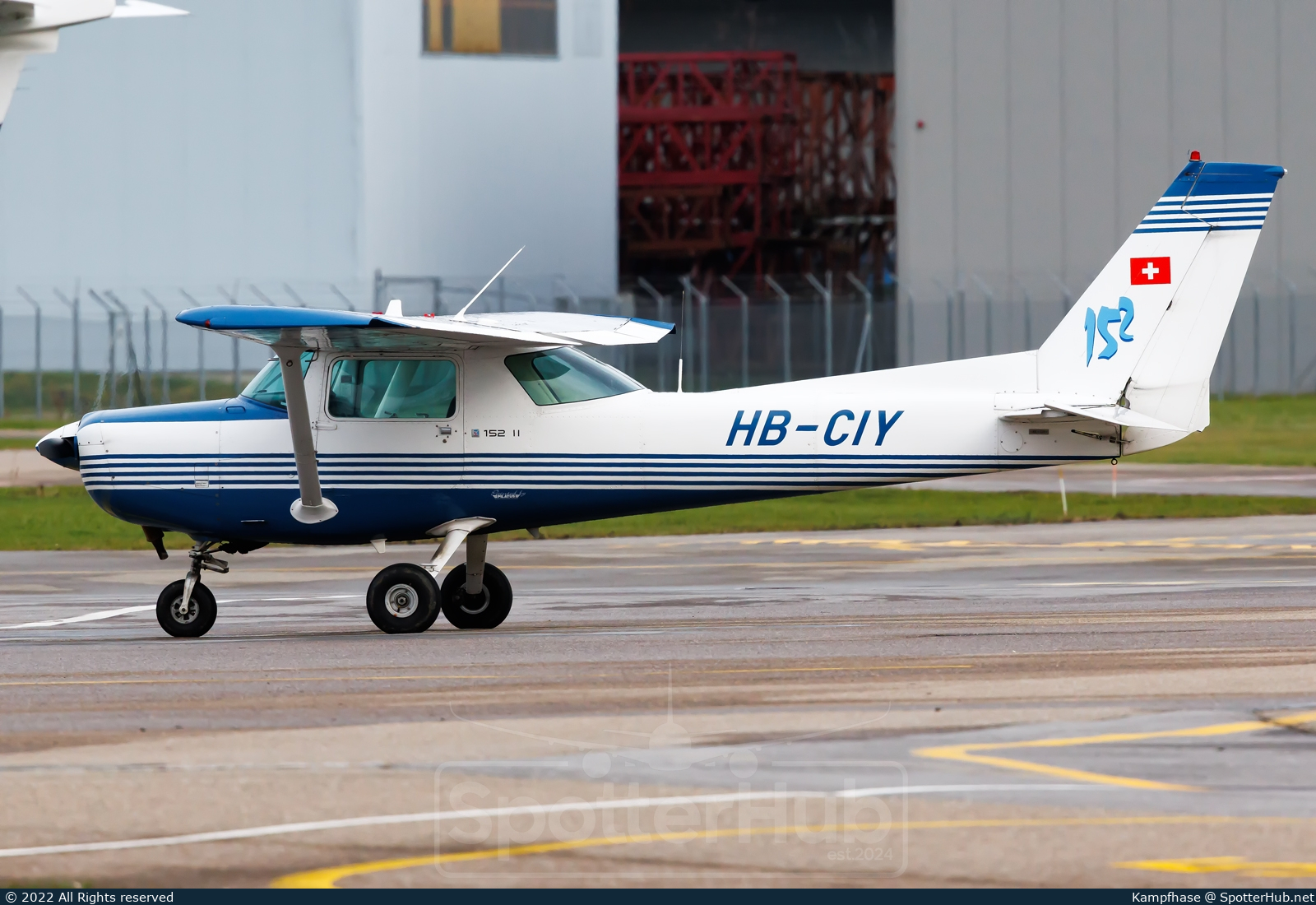 Photo of HB-CIY - Reims-Cessna F152 II operated by ASFG Ausserschwyzer Fluggemeinschaft Wangen