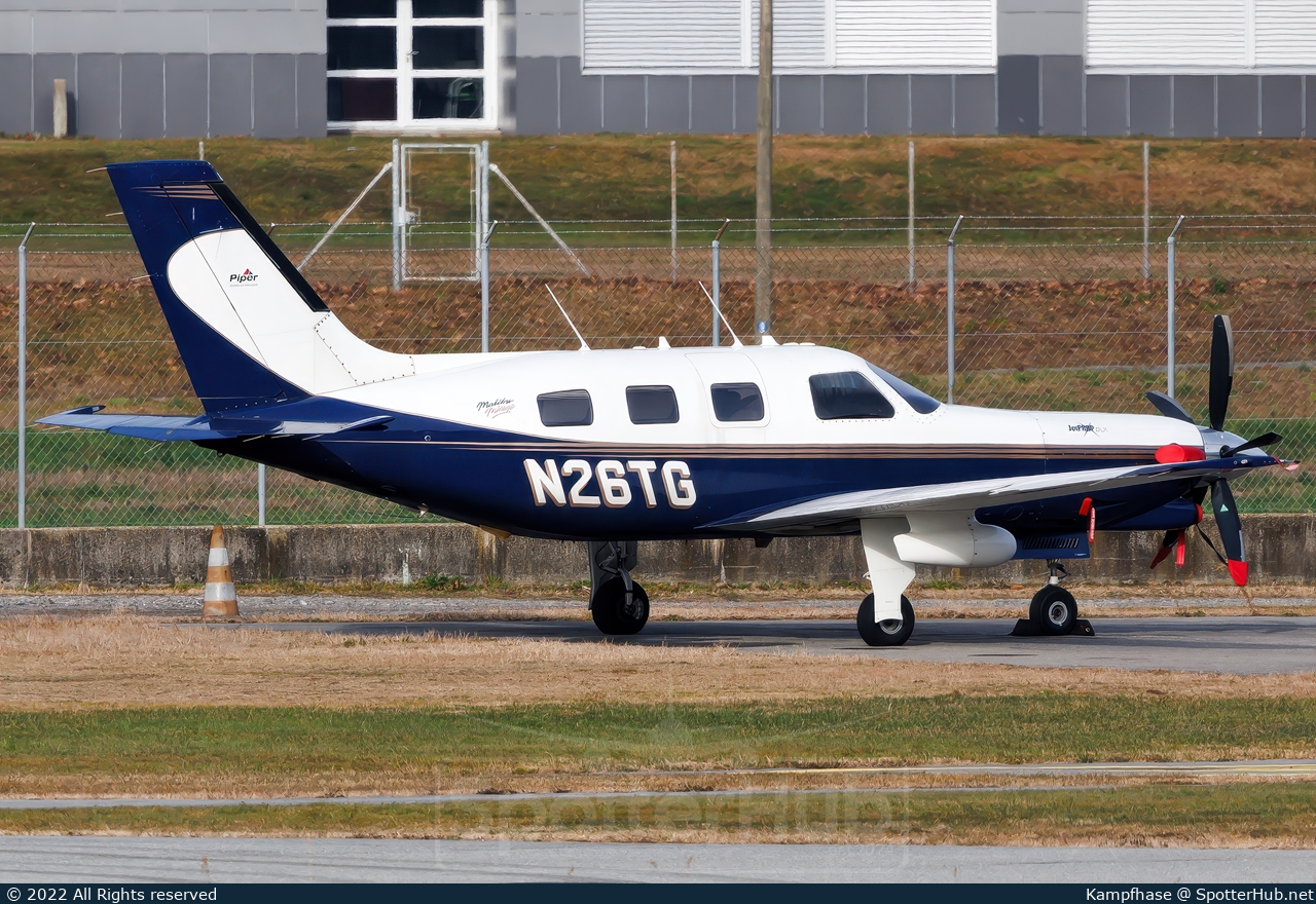 Photo of N26TG - Piper PA-46-350P Malibu Mirage JetPROP DLX operated by Private