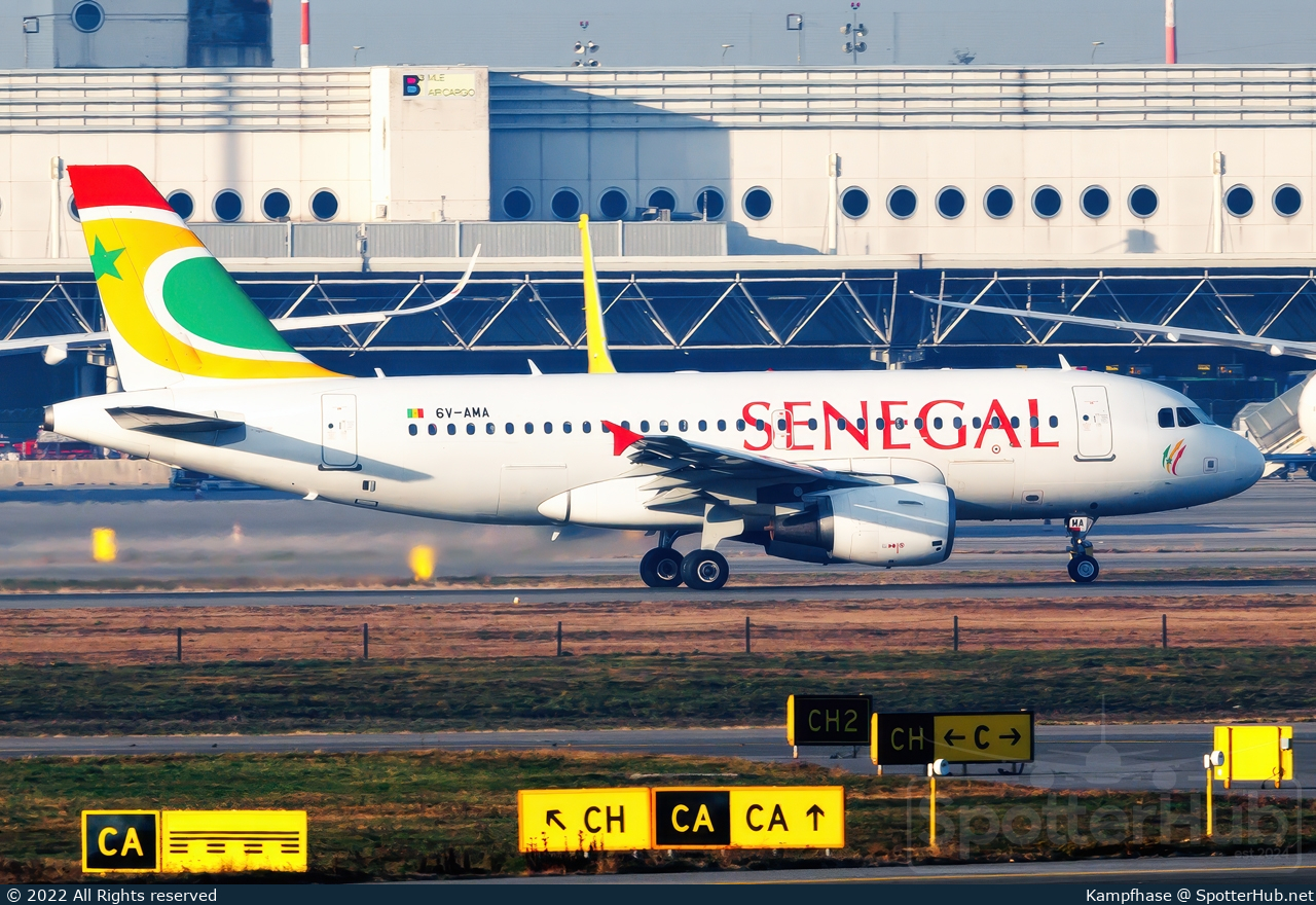 Photo of 6V-AMA - Airbus A319-111 operated by Air Senegal