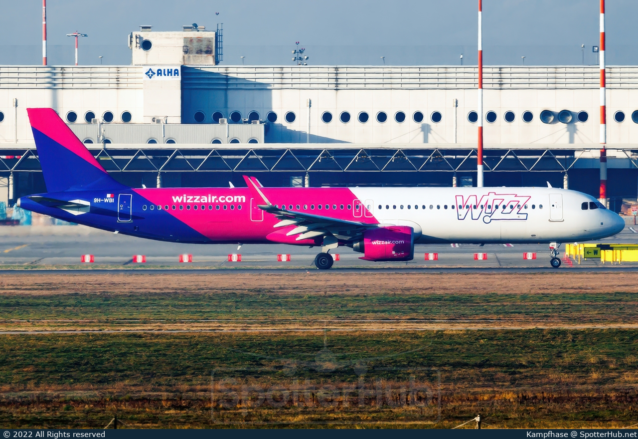 Photo of 9H-WBI - Airbus A321-271NX operated by Wizz Air Malta
