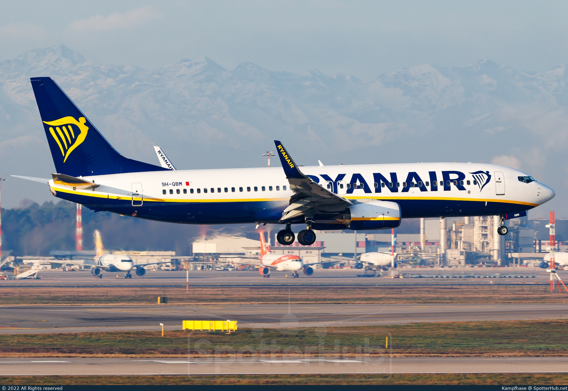 Photo of 9H-QBM - Boeing 737-8AS operated by Ryanair (opb Malta Air)