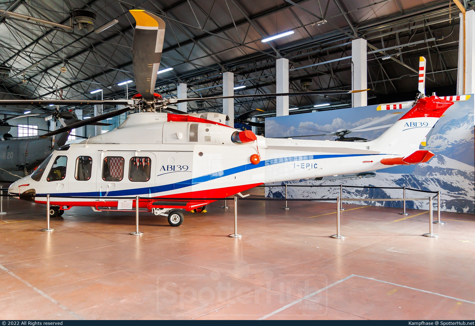 Photo of I-EPIC - AgustaWestland AW139 operated by Parco e Museo del Volo Volandia