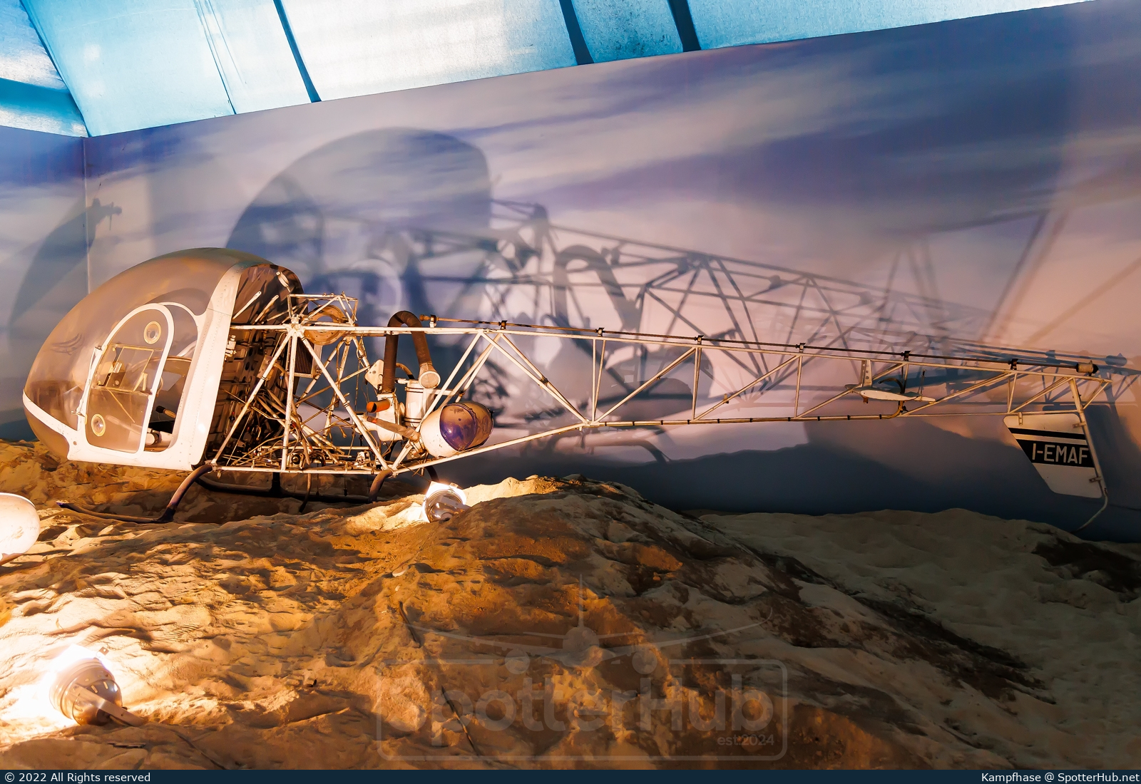 Photo of I-EMAF - Elicotteri Meridionali EMA 124 operated by Parco e Museo del Volo Volandia