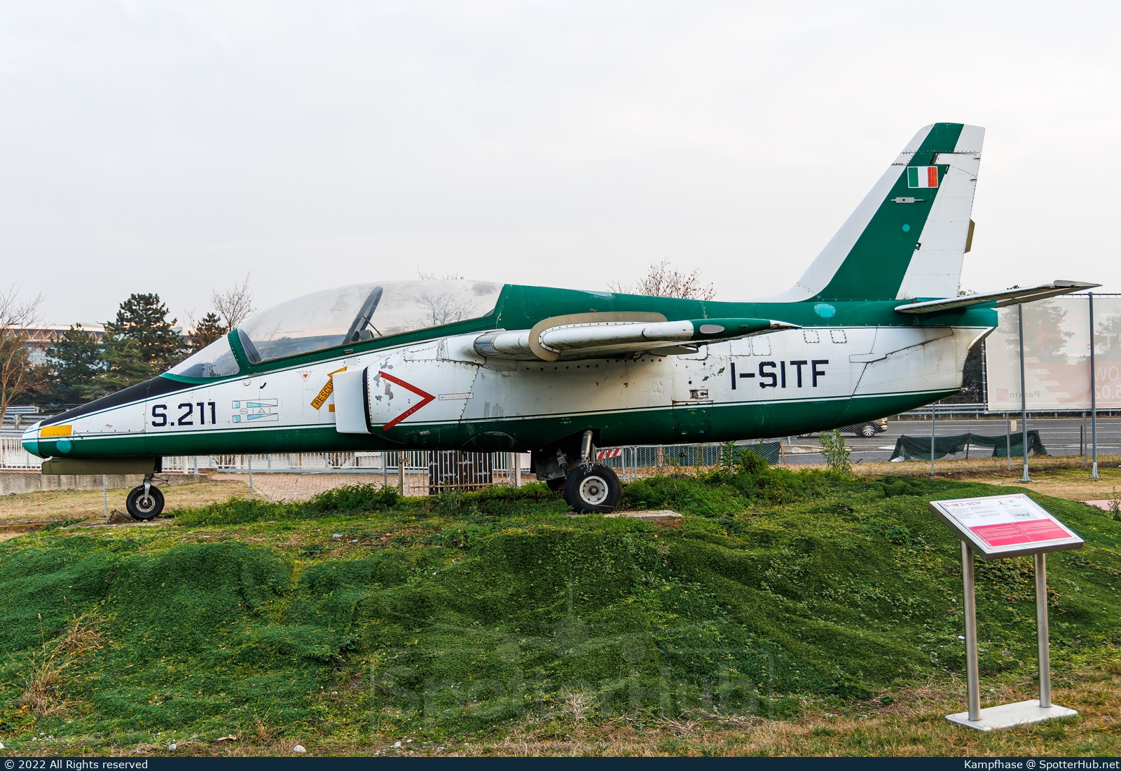 Photo of I-SITF - SIAI-Marchetti S.211 operated by Parco e Museo del Volo Volandia