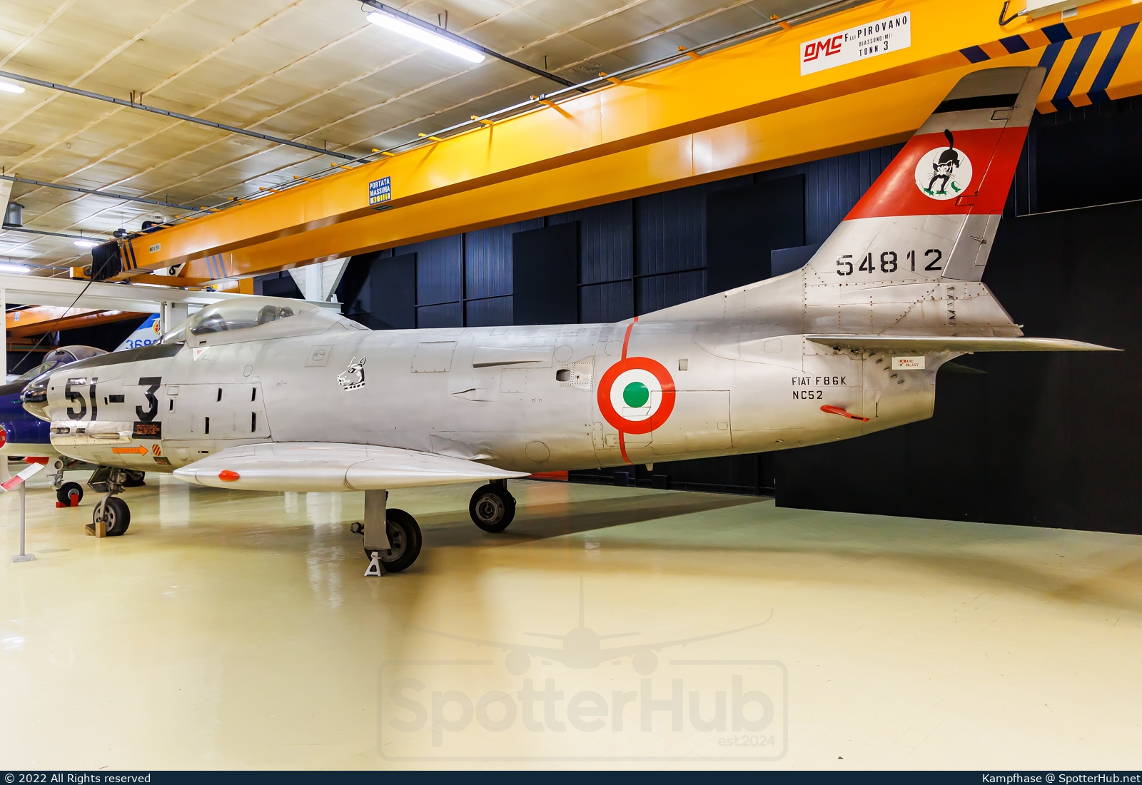 Photo of MM55-4812 - Fiat F-86K Sabre [North American F-86] operated by Italian Air Force