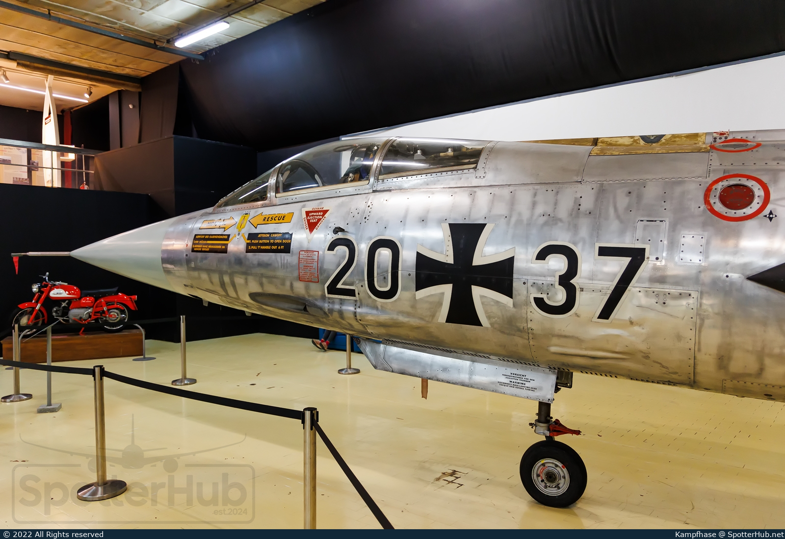 Photo of 20+37 - Lockheed F-104G Starfighter operated by German Air Force