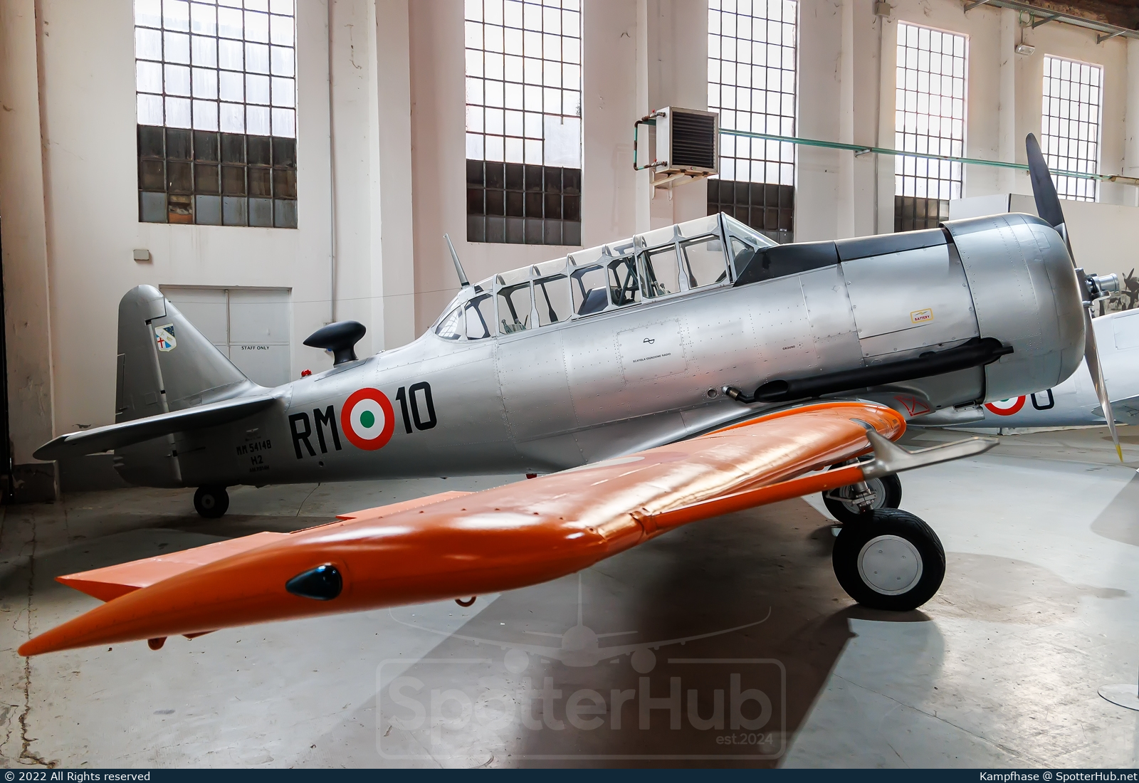 Photo of MM54148 - Canadian Car and Foundry Harvard Mk.IV [North American T-6] operated by Italian Air Force