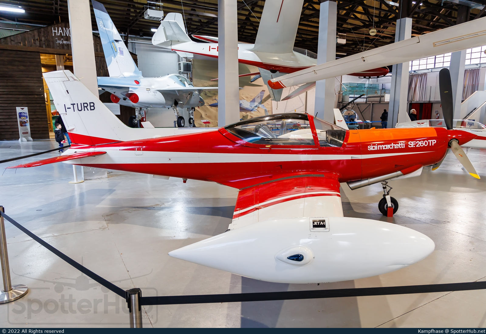 Photo of I-TURB - SIAI-Marchetti SF.260TP operated by Parco e Museo del Volo Volandia