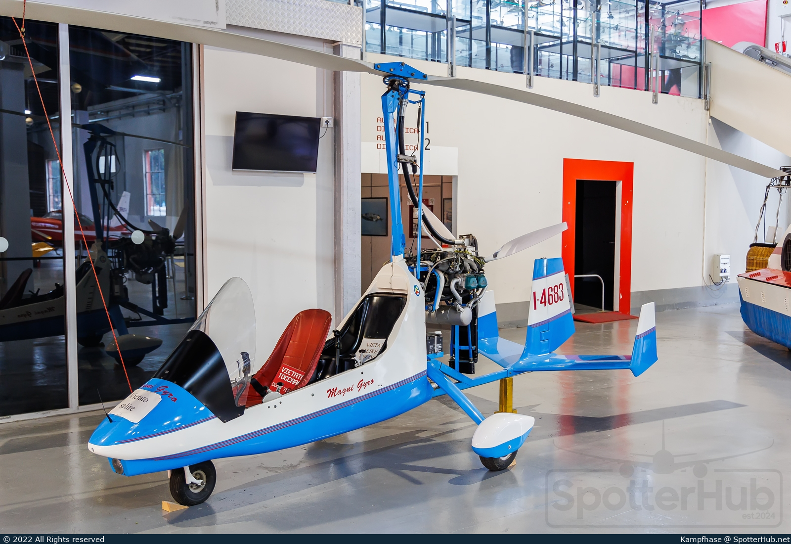 Photo of I-4683 - Magni Gyro M-16 Tandem Trainer operated by Parco e Museo del Volo Volandia