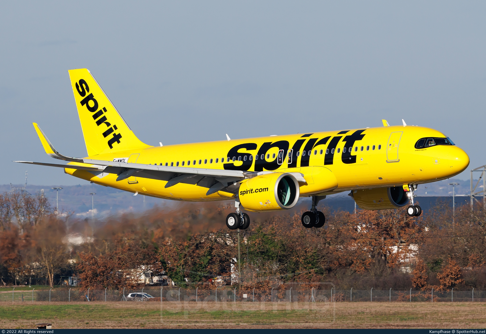 Photo of F-WWDL - Airbus A320-271N operated by Spirit Airlines