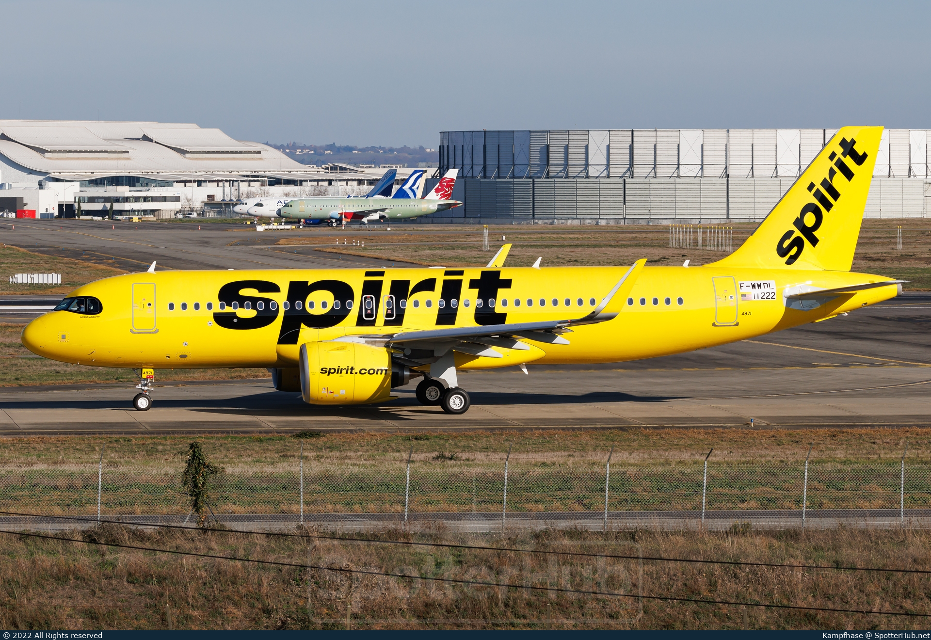 Photo of F-WWDL - Airbus A320-271N operated by Spirit Airlines