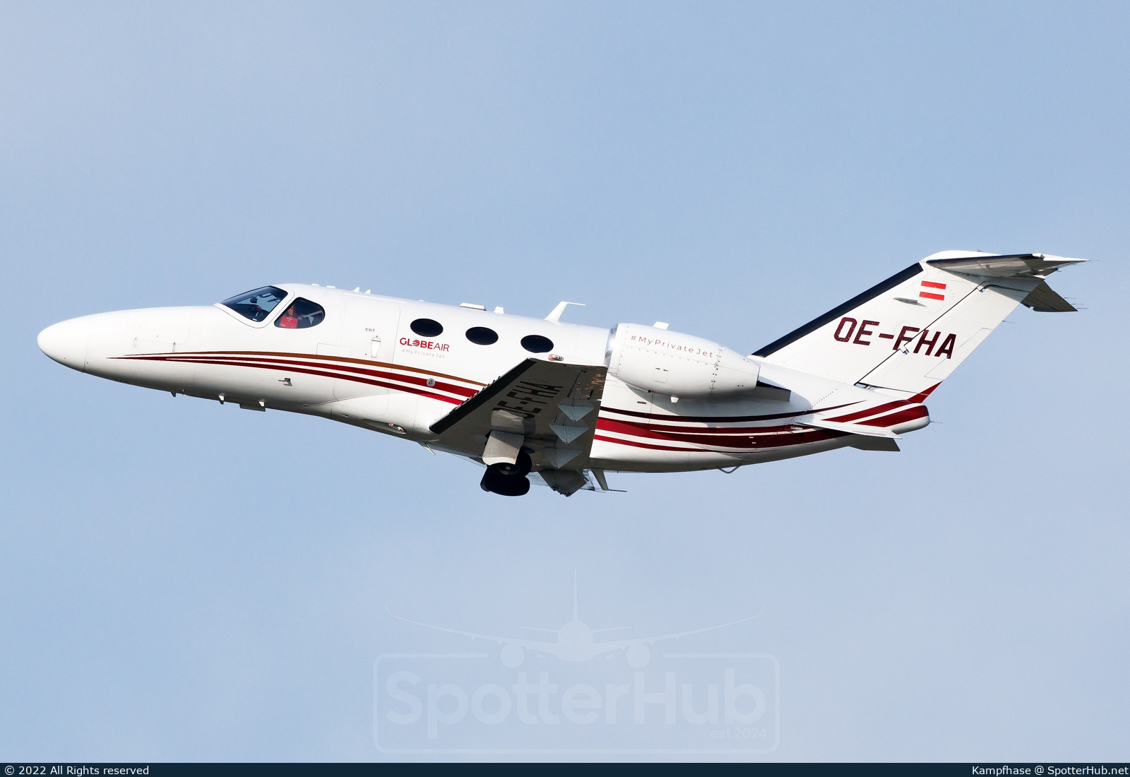Photo of OE-FHA - Cessna 510 Citation Mustang operated by GlobeAir