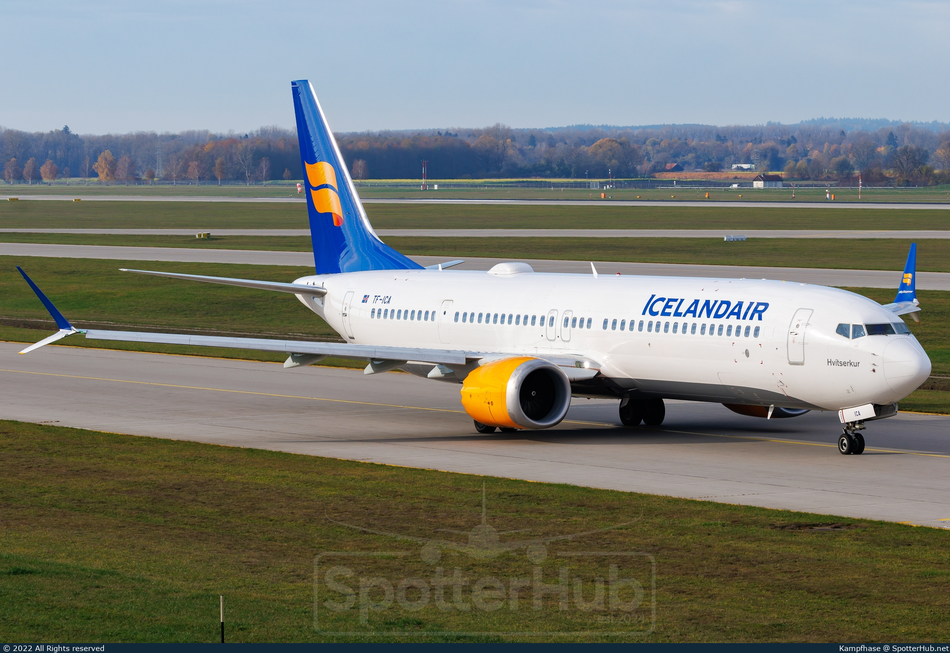 Photo of TF-ICA - Boeing 737 MAX 9 operated by Icelandair