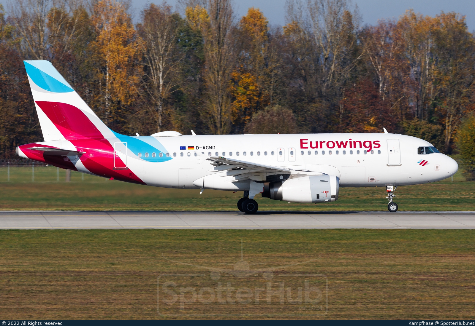 Photo of D-AGWG - Airbus A319-132 operated by Eurowings