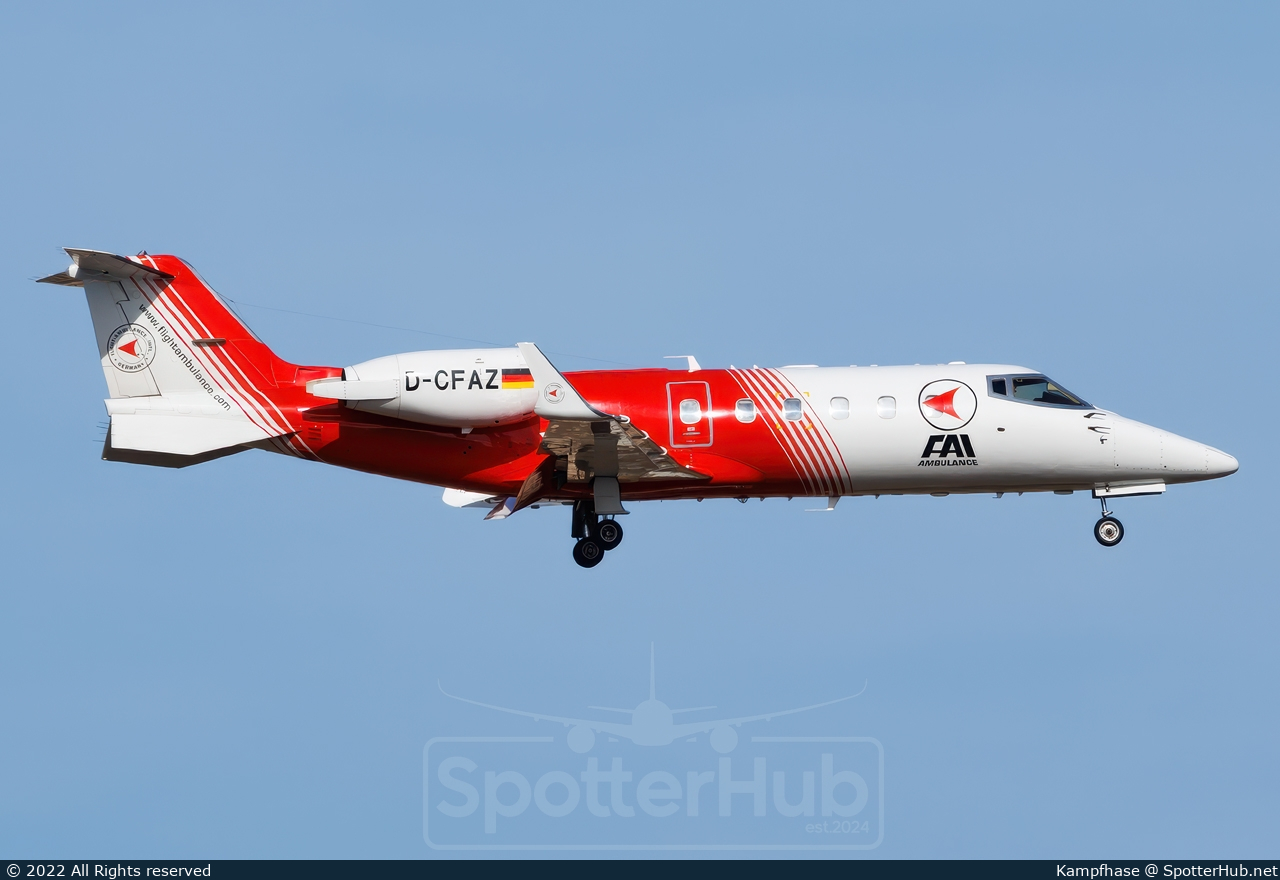 Photo of D-CFAZ - Bombardier Learjet 60 operated by FAI Air Ambulance