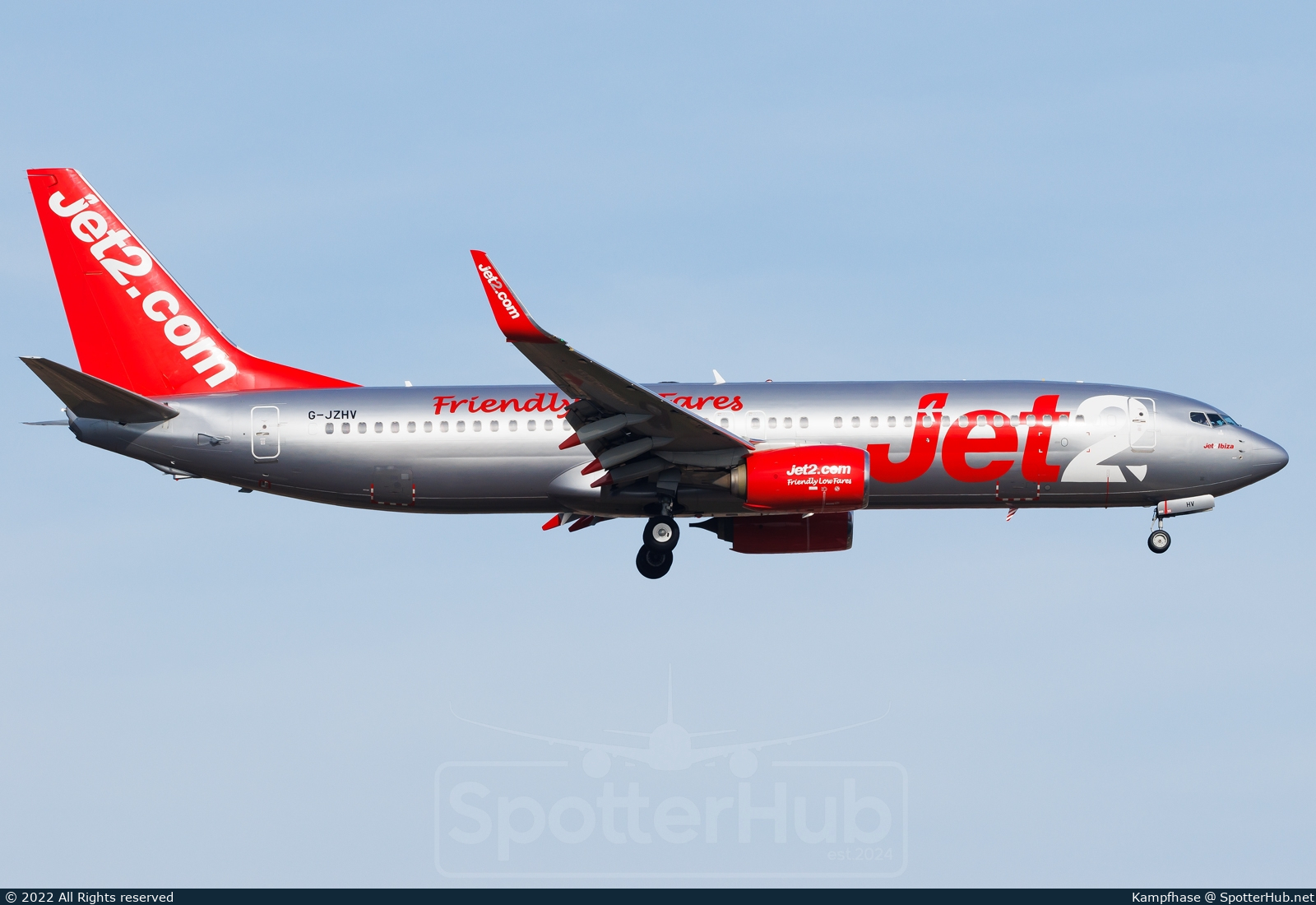 Photo of G-JZHV - Boeing 737-8MG operated by Jet2