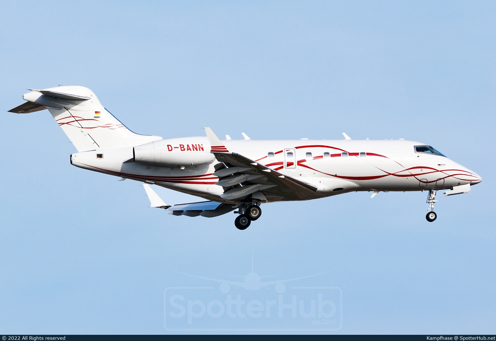 Photo of D-BANN - Bombardier Challenger 300 operated by Private