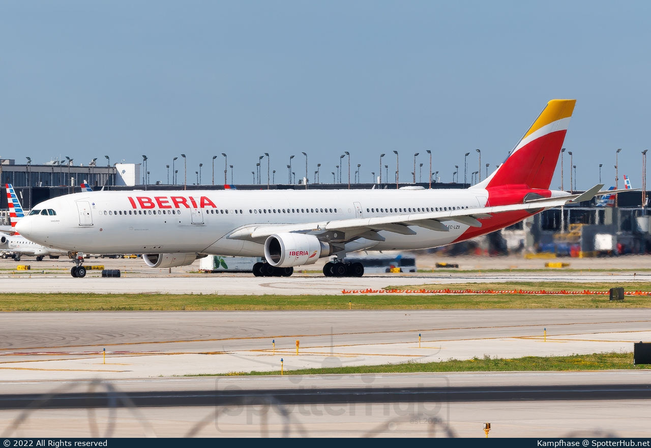 Photo of EC-LZX - Airbus A330-302 operated by Iberia