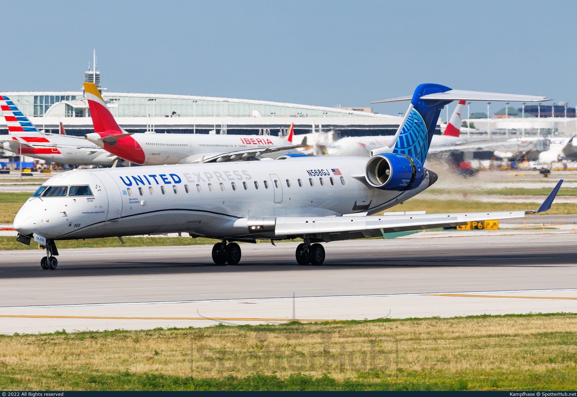 Photo of N568GJ - Bombardier CRJ-550 operated by United Express (opb GoJet Airlines)