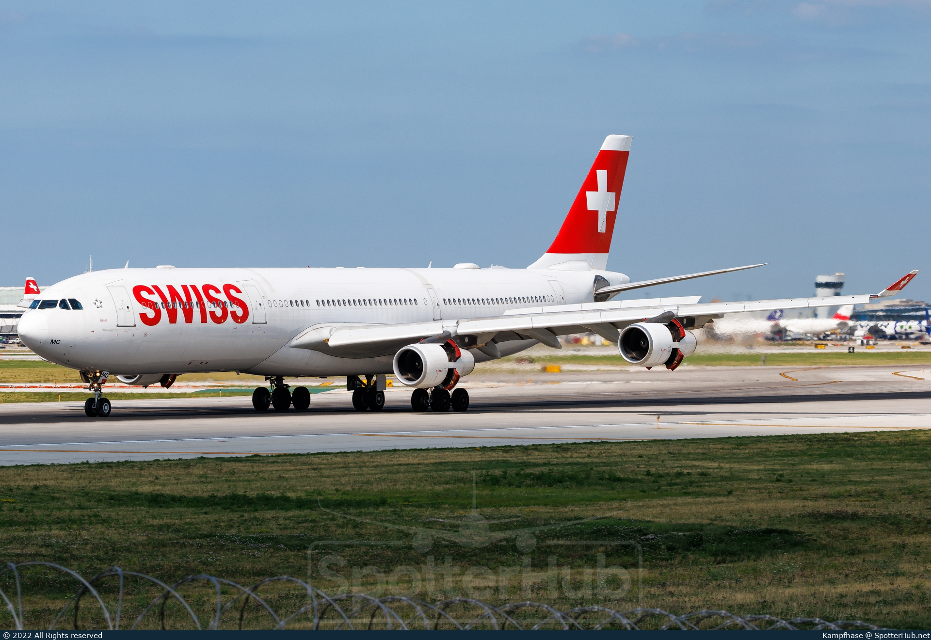 Photo of HB-JMC - Airbus A340-313 operated by Swiss International Air Lines