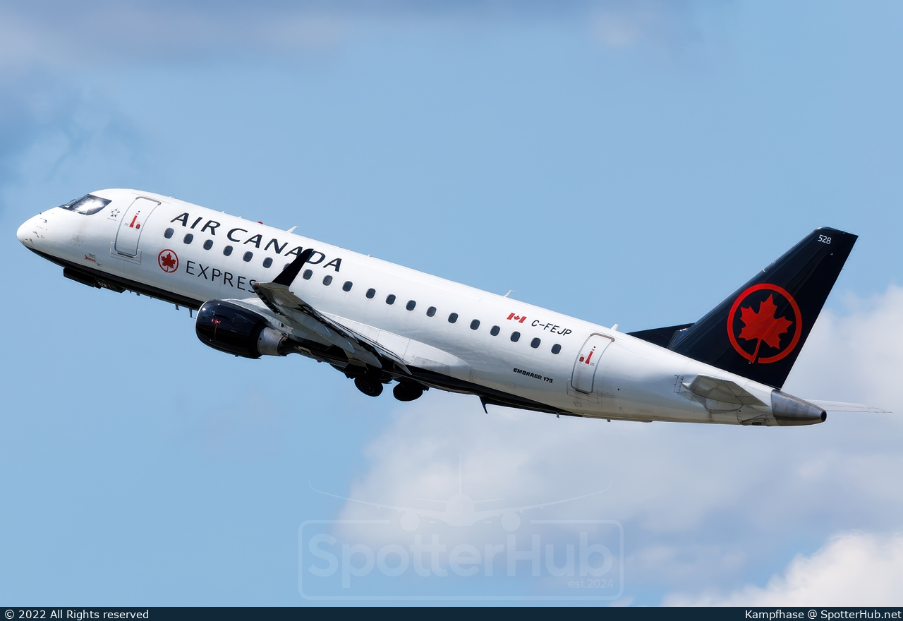 Photo of C-FEJP - Embraer ERJ-175SU operated by Air Canada Express (opb Jazz Air)