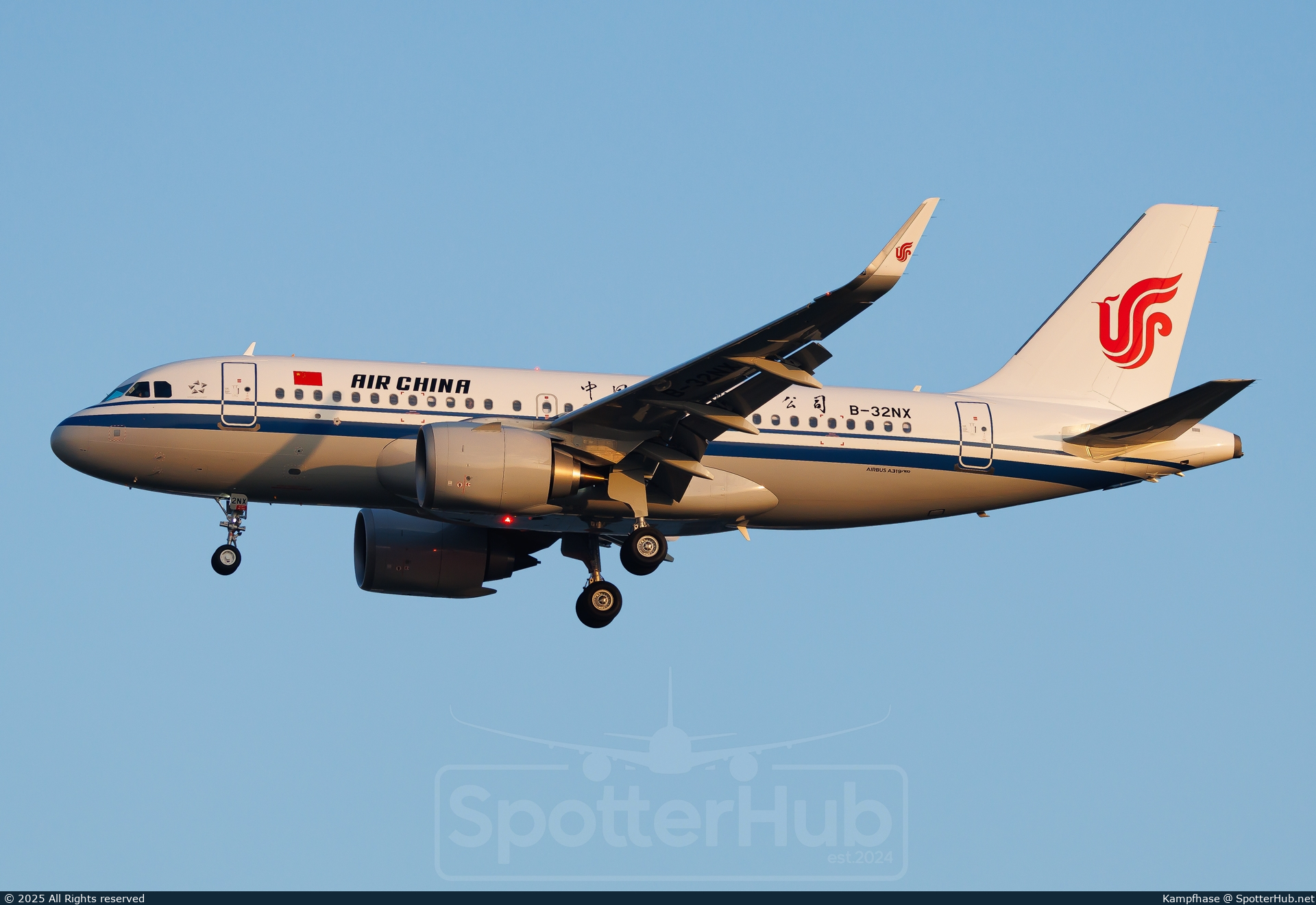 Photo of B-32NX - Airbus A319-153N operated by Air China
