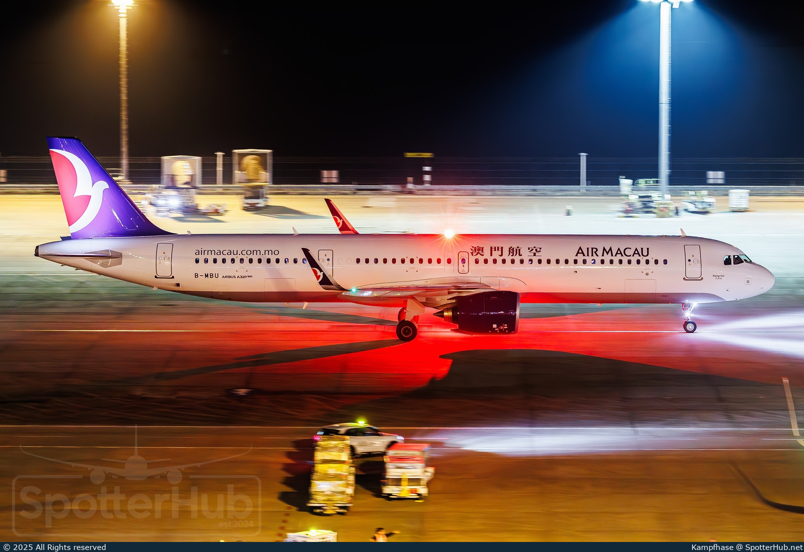 Photo of B-MBU - Airbus A321-271NX operated by Air Macau