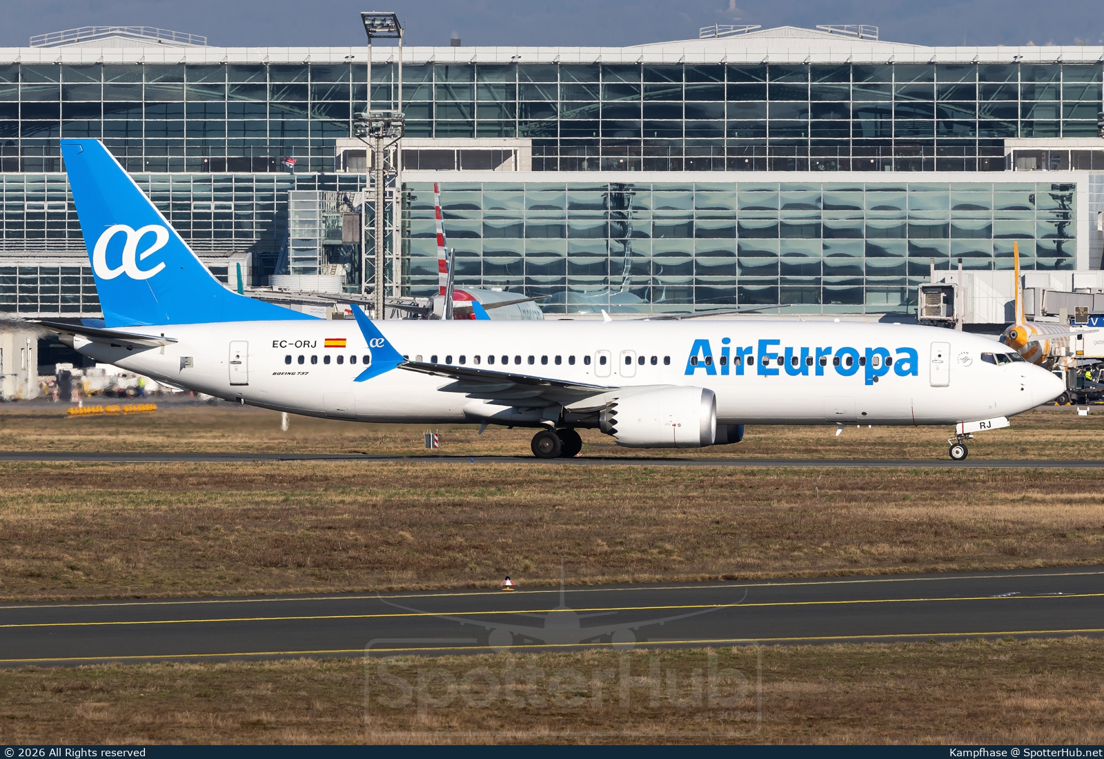 Photo of EC-ORJ - Boeing 737 MAX 8 operated by Air Europa