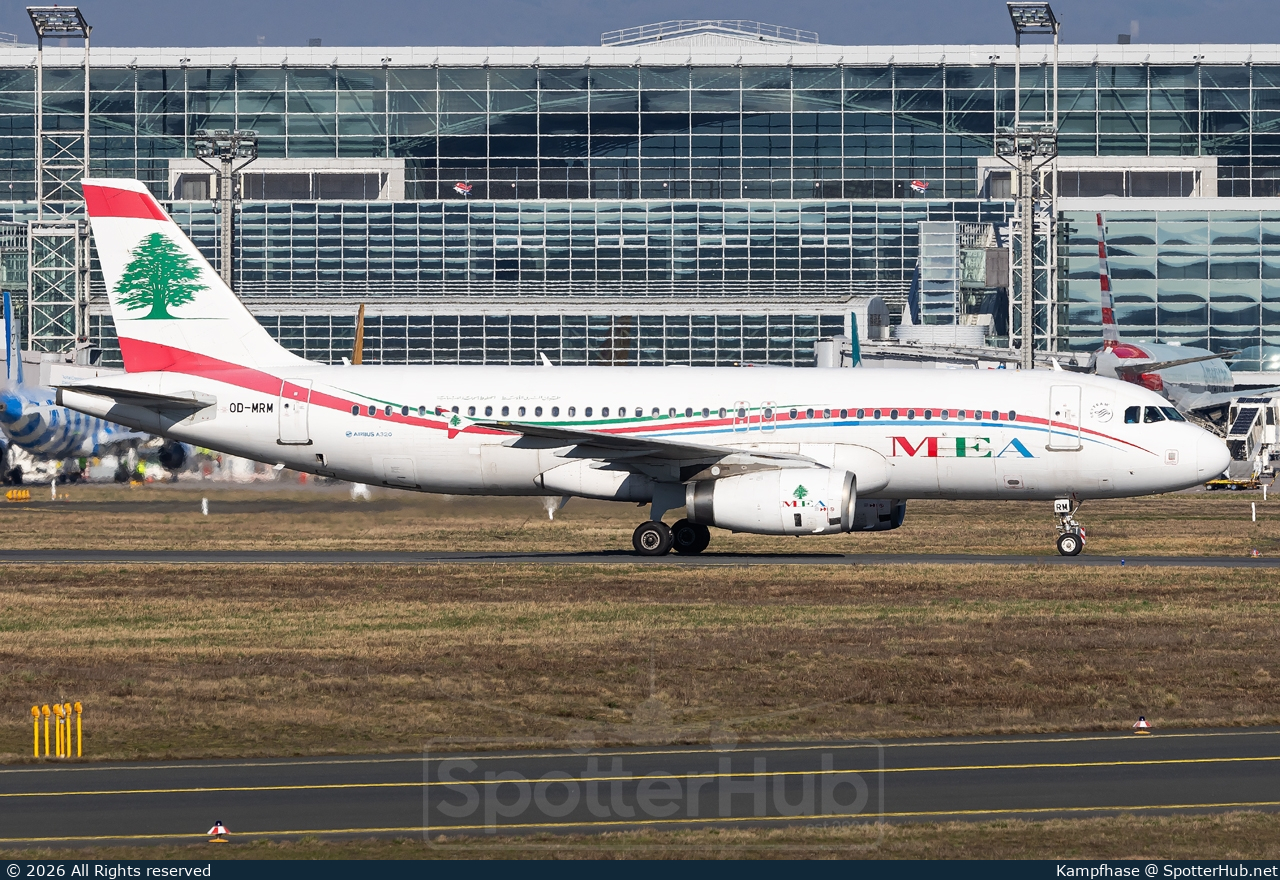 Photo of OD-MRM - Airbus A320-232 operated by MEA Middle East Airlines