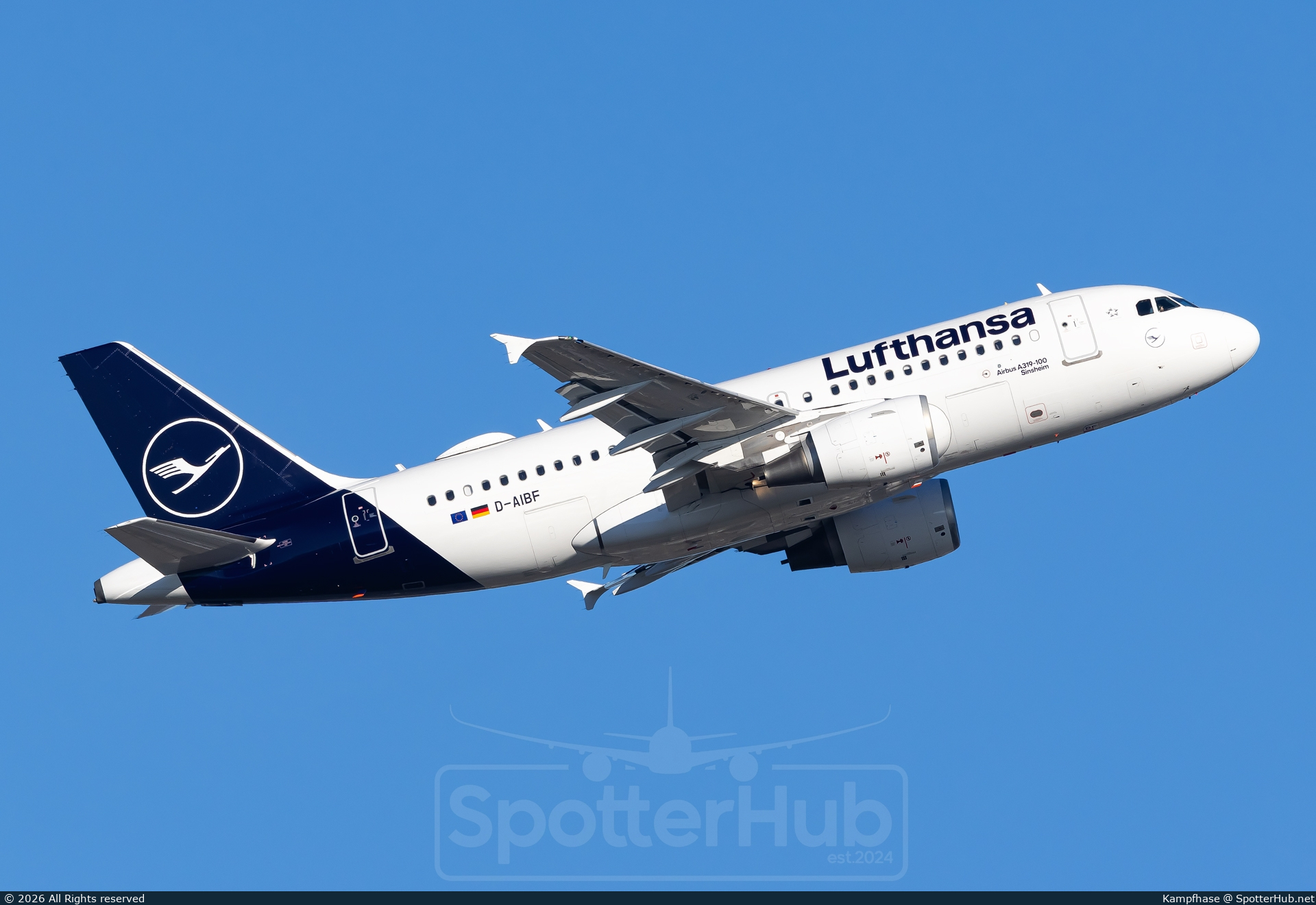 Photo of D-AIBF - Airbus A319-112 operated by Lufthansa