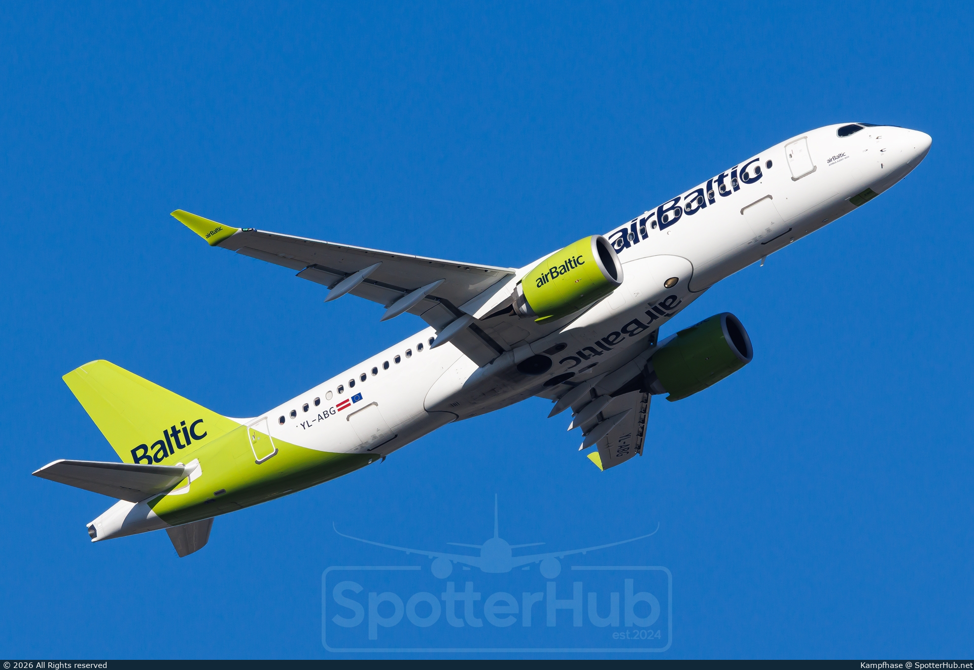 Photo of YL-ABG - Airbus A220-300 operated by airBaltic