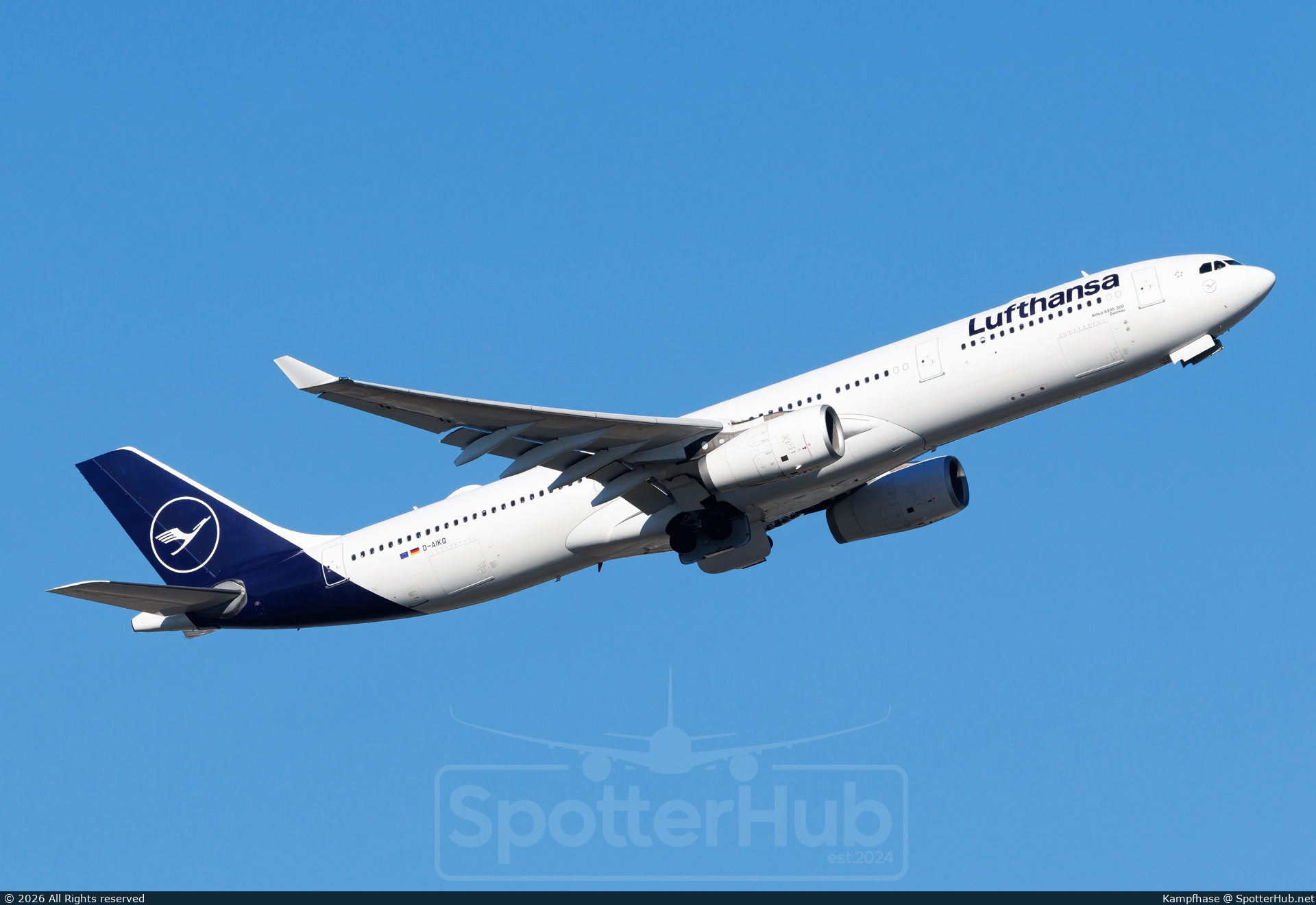 Photo of D-AIKQ - Airbus A330-343 operated by Lufthansa