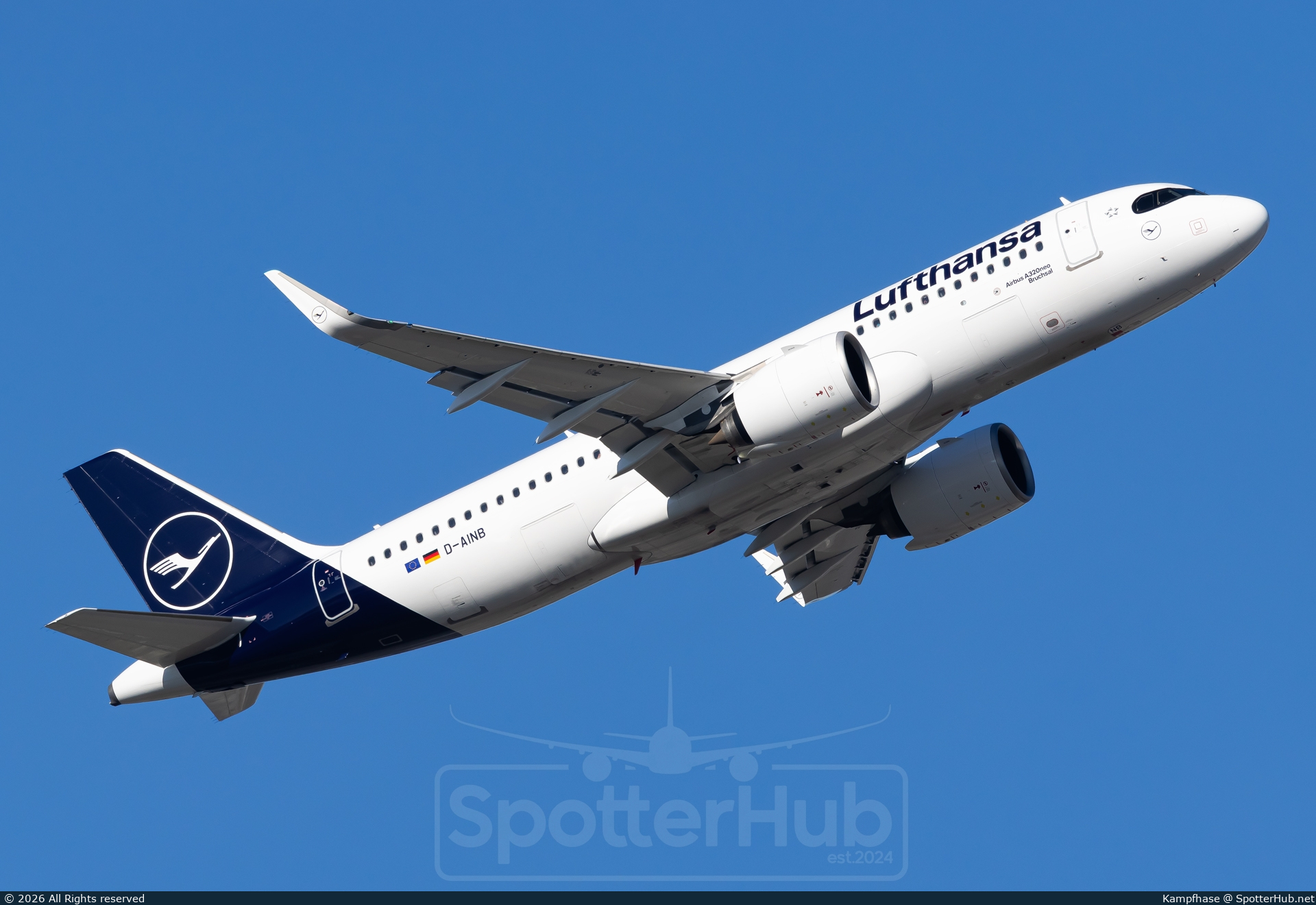 Photo of D-AINB - Airbus A320-271N operated by Lufthansa