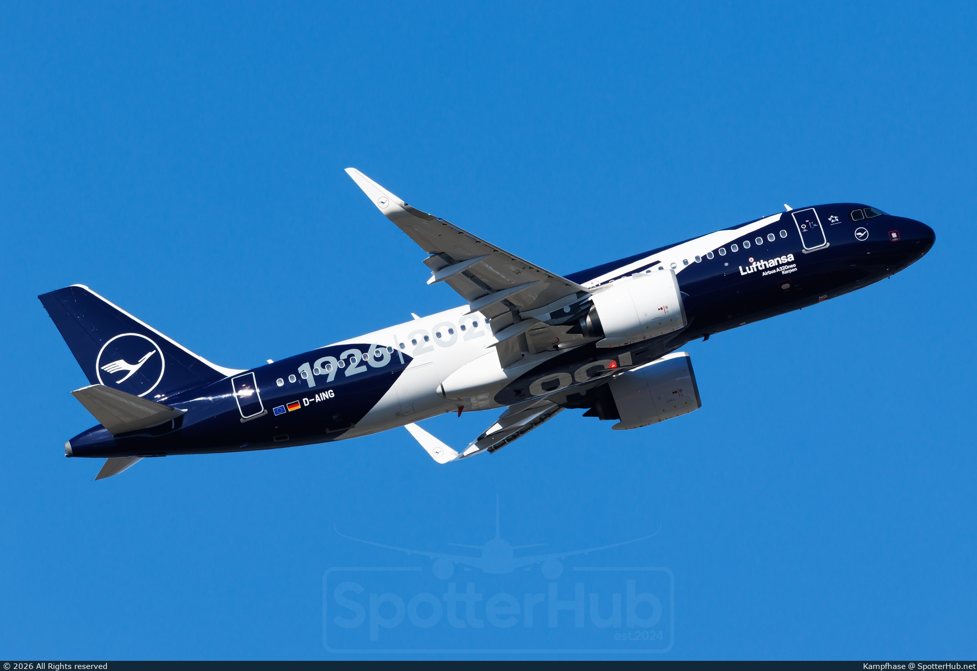 Photo of D-AING - Airbus A320-271N operated by Lufthansa