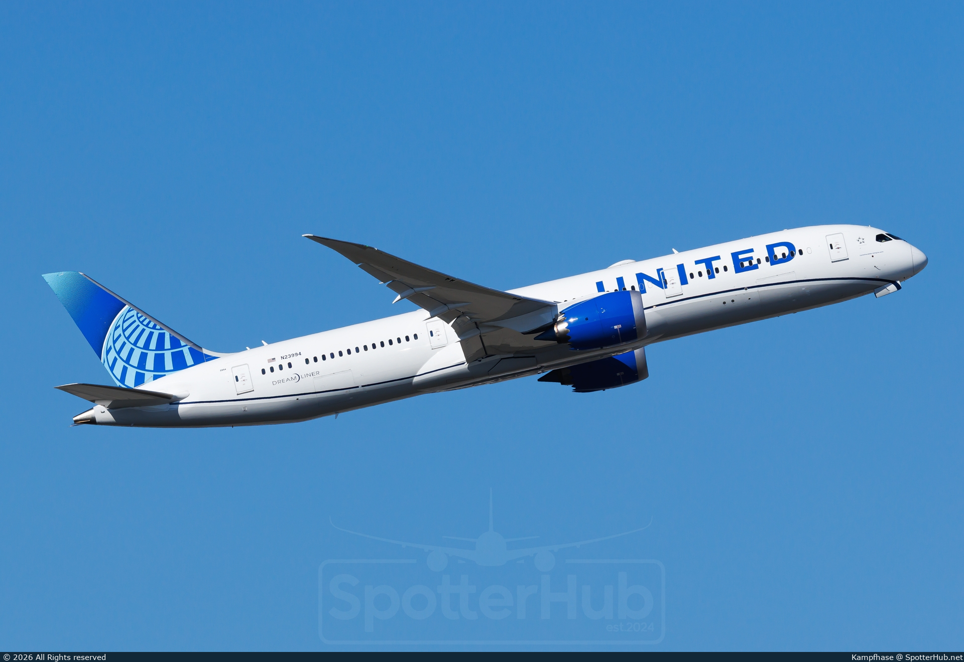 Photo of N23994 - Boeing 787-9 Dreamliner operated by United Airlines