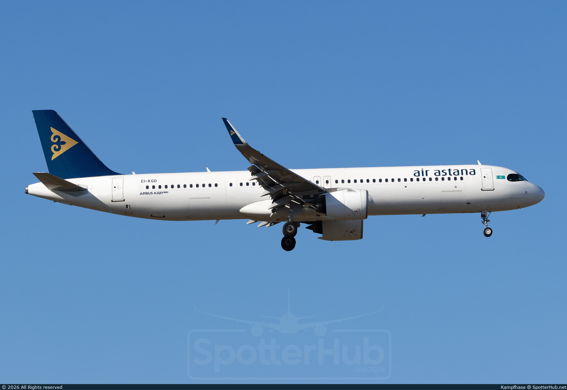 Photo of EI-KGD - Airbus A321-271NX operated by Air Astana