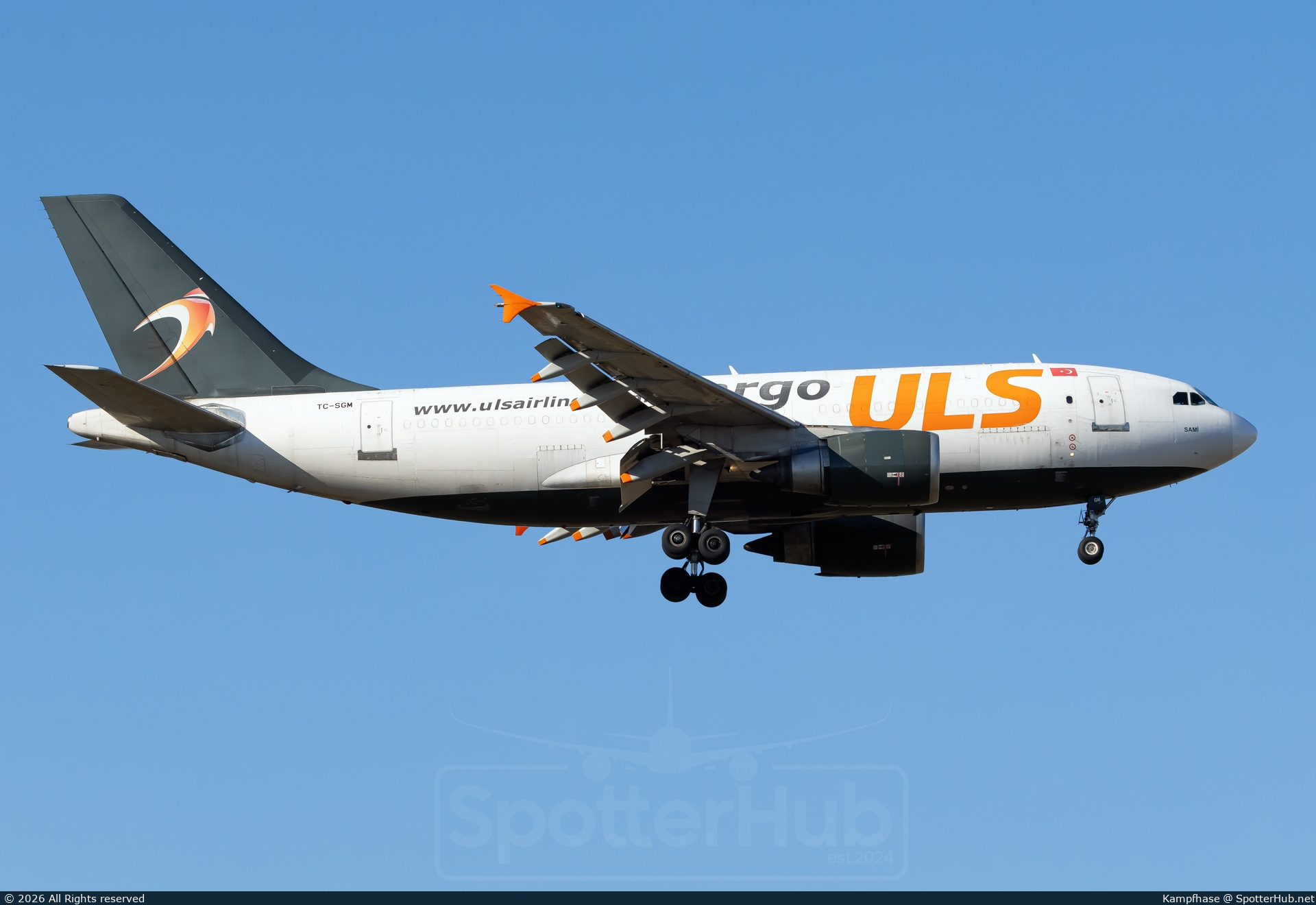 Photo of TC-SGM - Airbus A310-308(F) operated by ULS Airlines Cargo