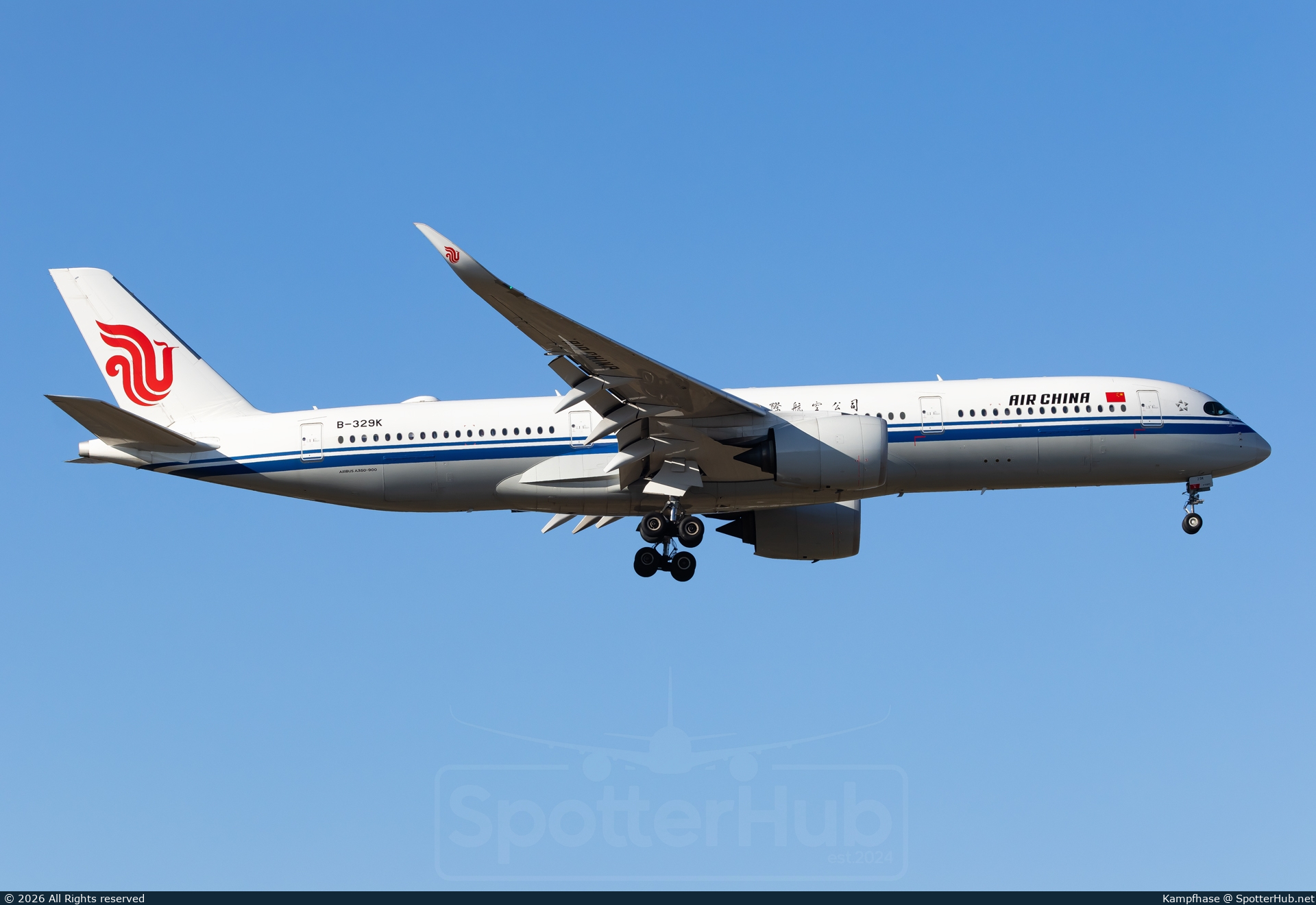 Photo of B-329K - Airbus A350-941 operated by Air China