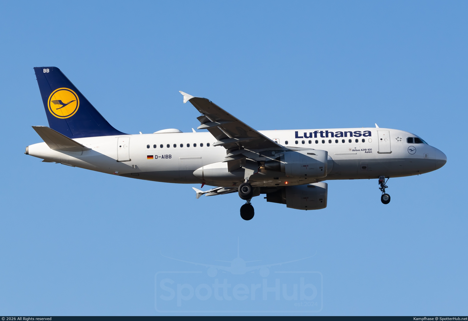 Photo of D-AIBB - Airbus A319-112 operated by Lufthansa